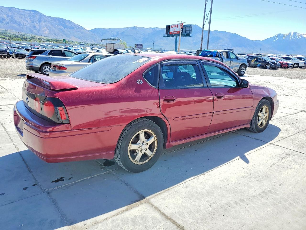 2005 Chevrolet Impala Ls Red vin: 2G1WH55K659335280