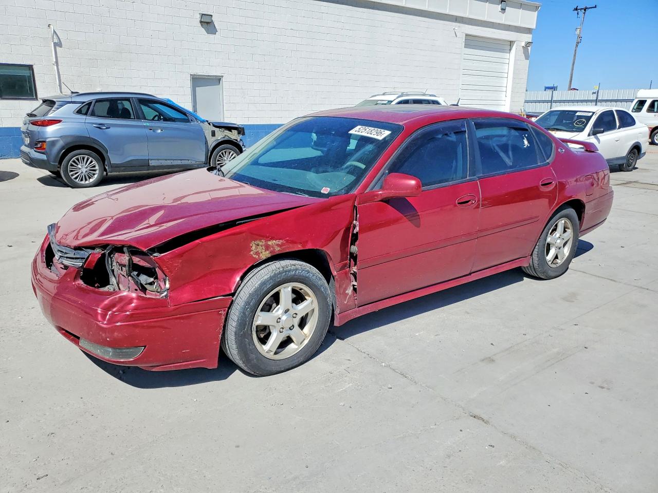2005 Chevrolet Impala Ls Red vin: 2G1WH55K659335280