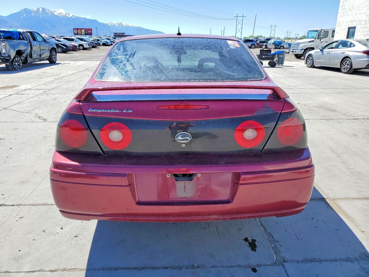 2005 Chevrolet Impala Ls Red vin: 2G1WH55K659335280