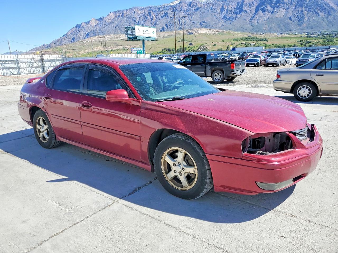2005 Chevrolet Impala Ls Red vin: 2G1WH55K659335280