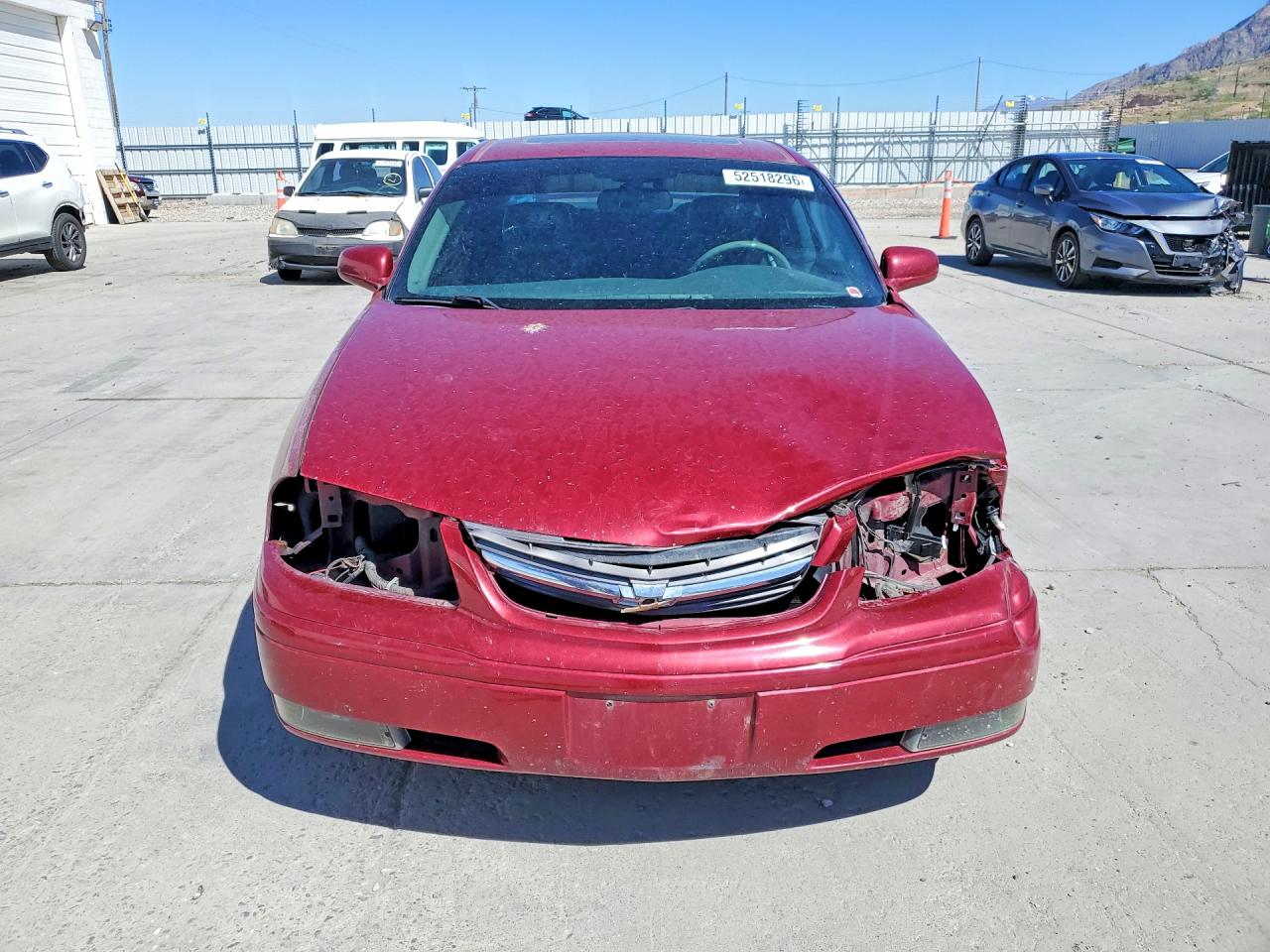 2005 Chevrolet Impala Ls Red vin: 2G1WH55K659335280