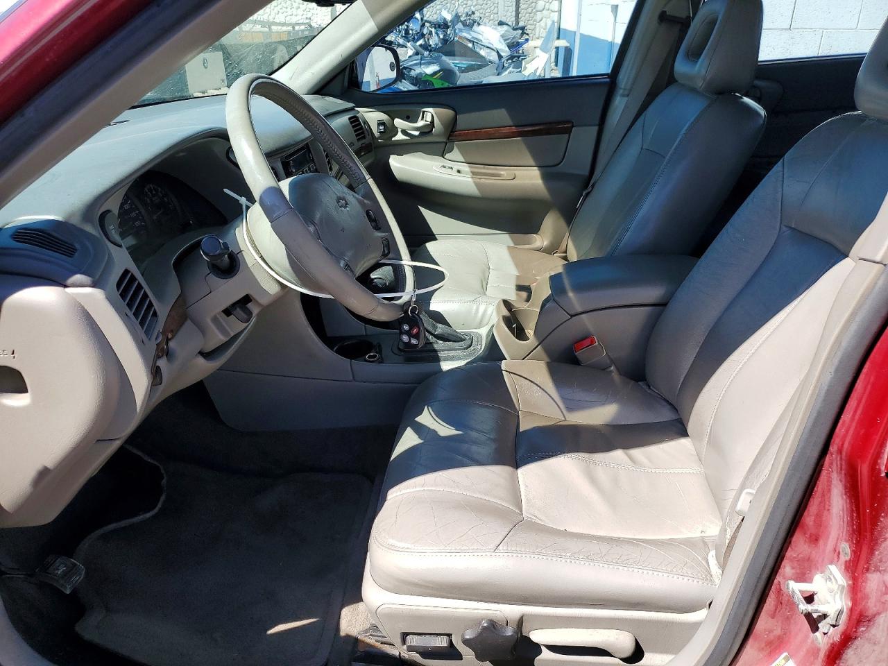 2005 Chevrolet Impala Ls Red vin: 2G1WH55K659335280