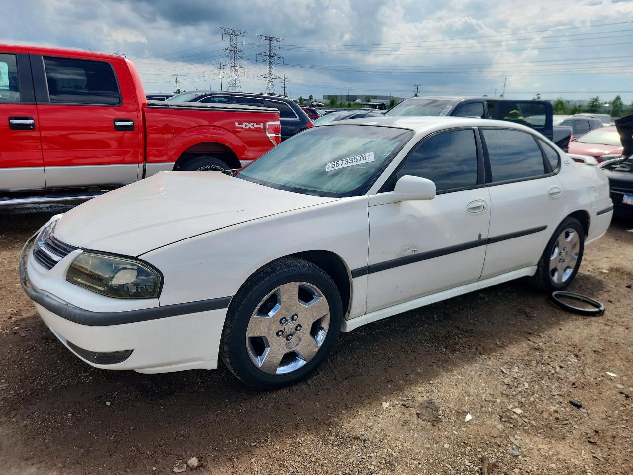 2001 Chevrolet Impala Ls White vin: 2G1WH55K719109582