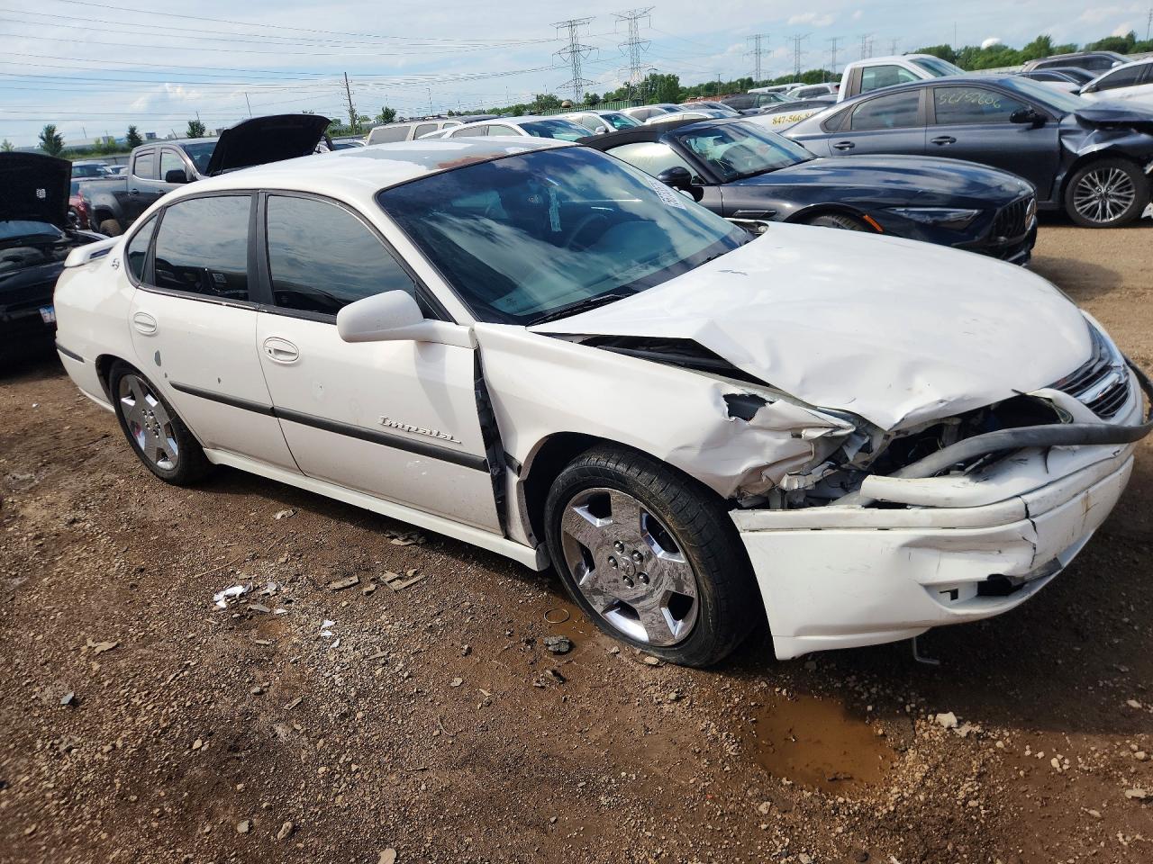2001 Chevrolet Impala Ls White vin: 2G1WH55K719109582