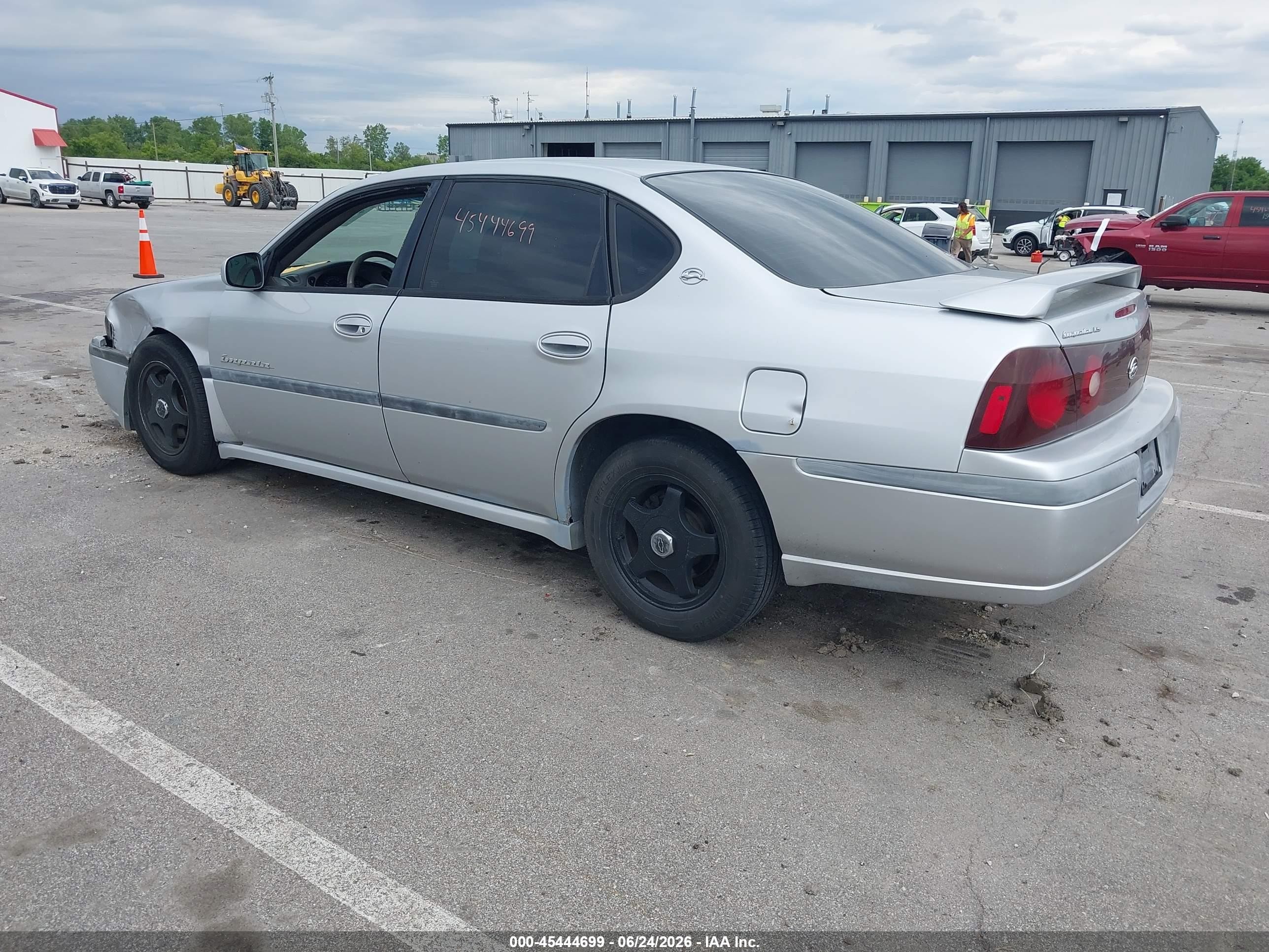 2001 Chevrolet Impala Ls Silver vin: 2G1WH55K719321429