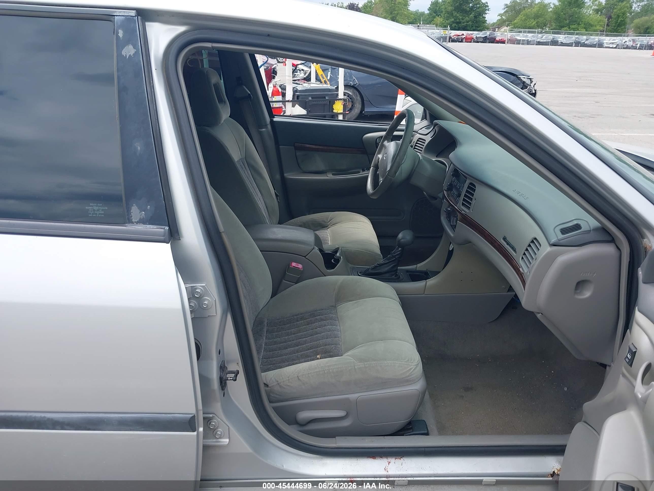2001 Chevrolet Impala Ls Silver vin: 2G1WH55K719321429