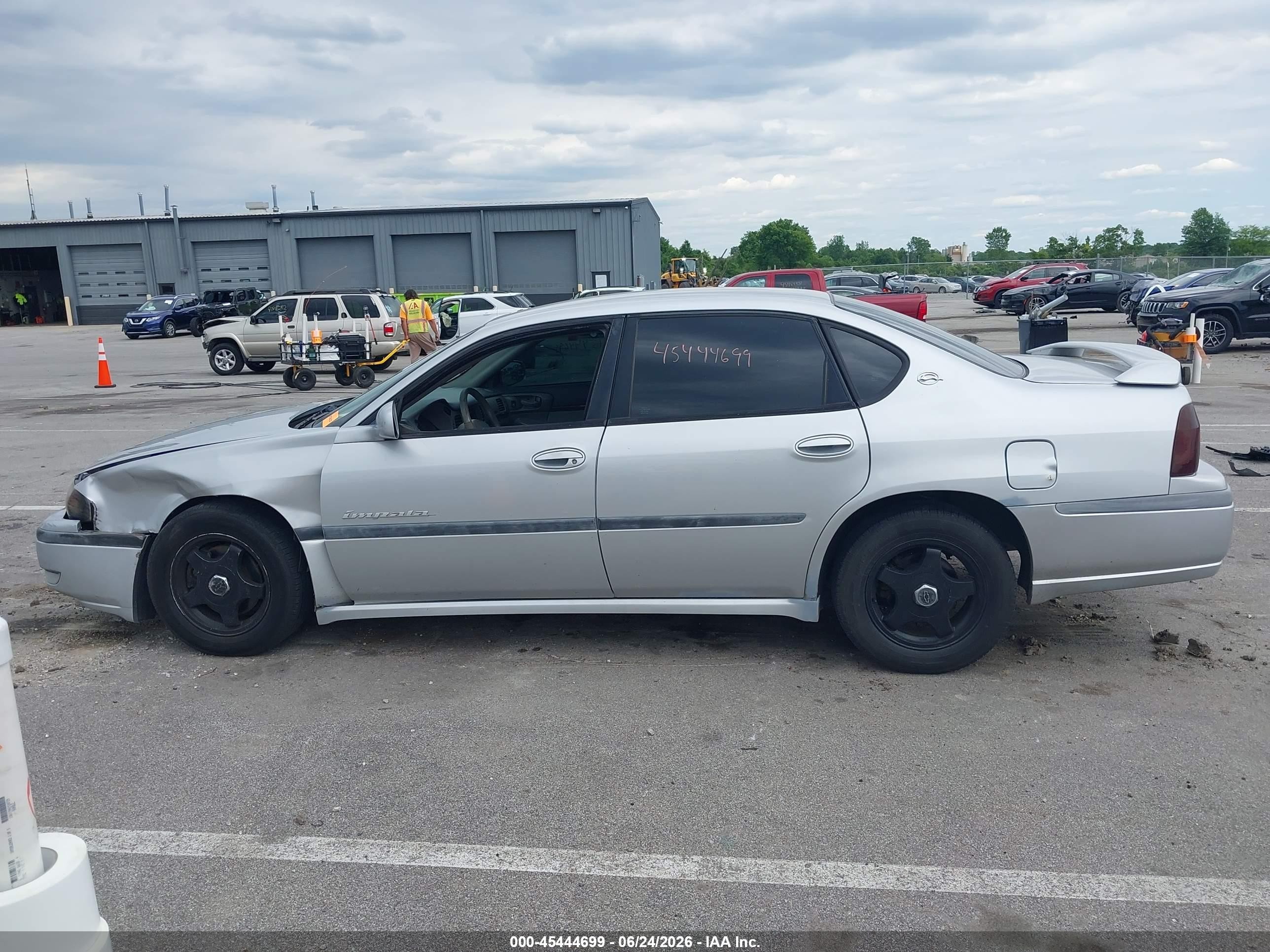2001 Chevrolet Impala Ls Silver vin: 2G1WH55K719321429