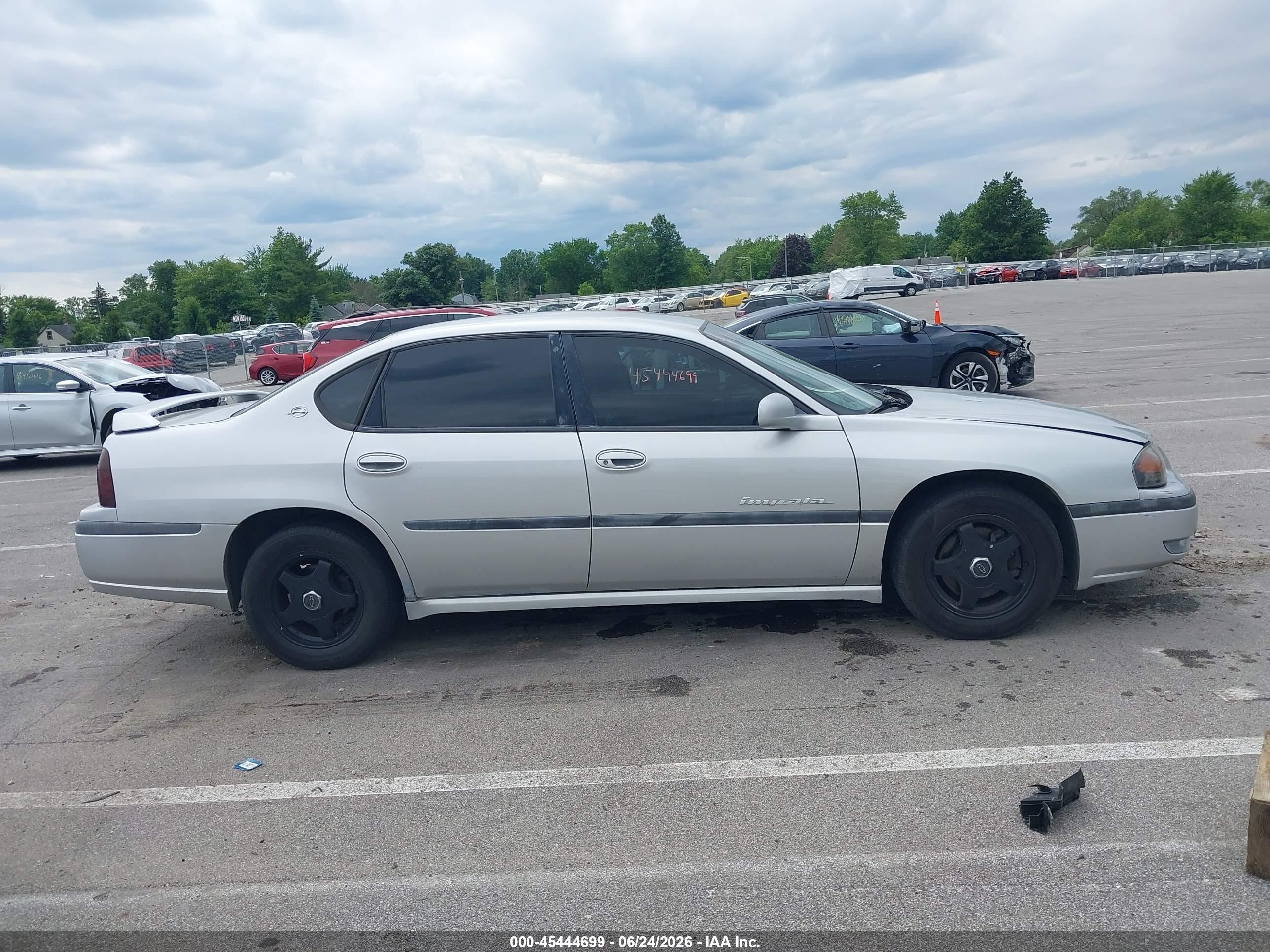 2001 Chevrolet Impala Ls Silver vin: 2G1WH55K719321429