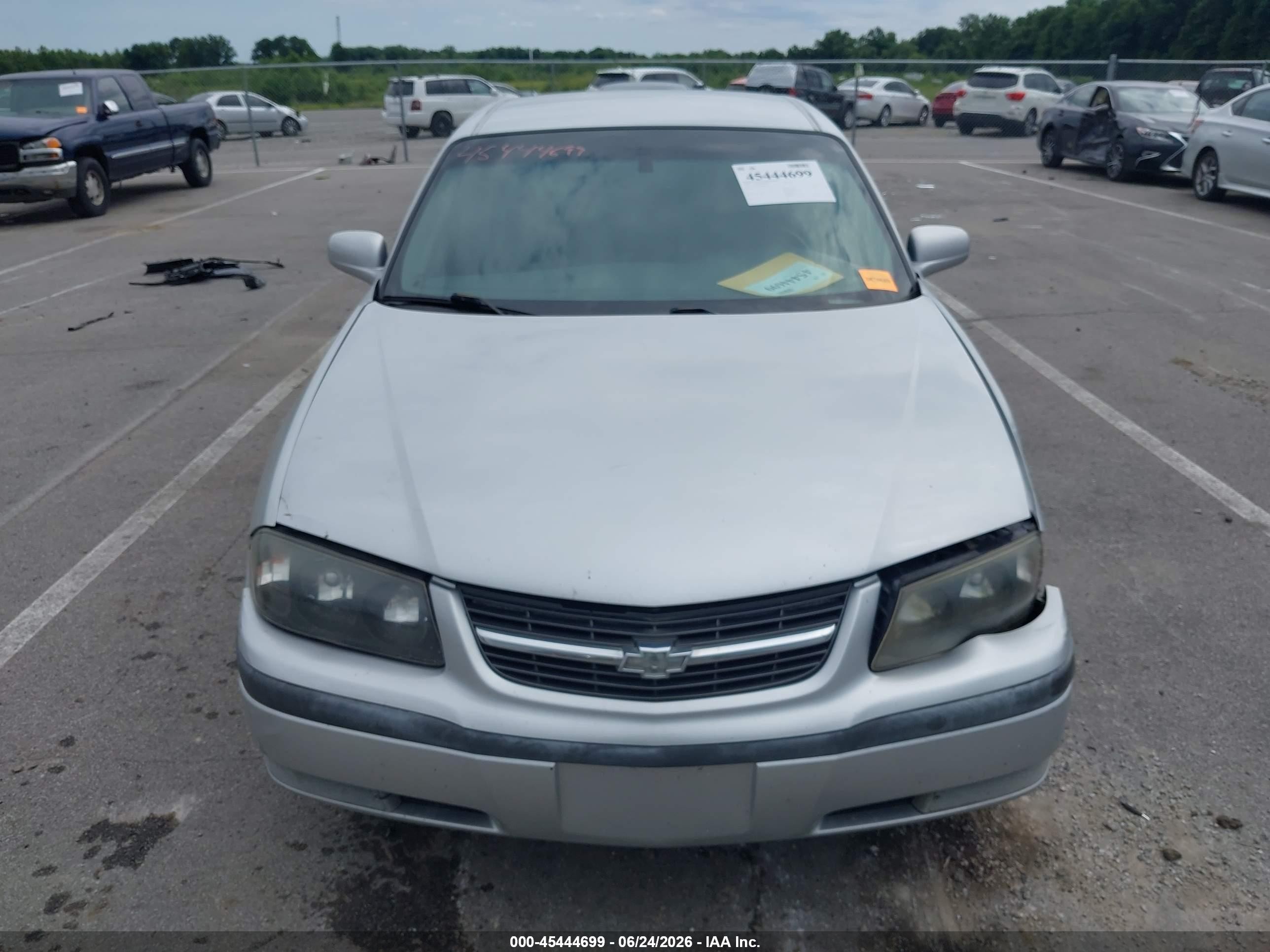 2001 Chevrolet Impala Ls Silver vin: 2G1WH55K719321429