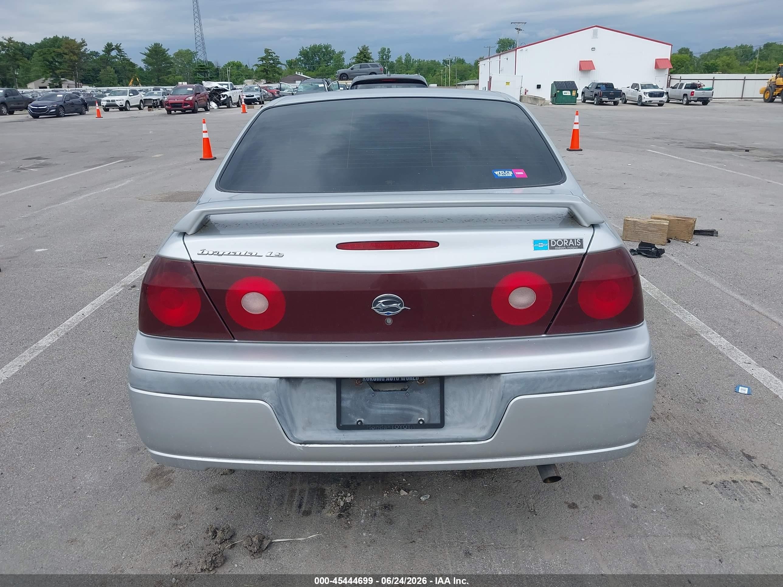 2001 Chevrolet Impala Ls Silver vin: 2G1WH55K719321429