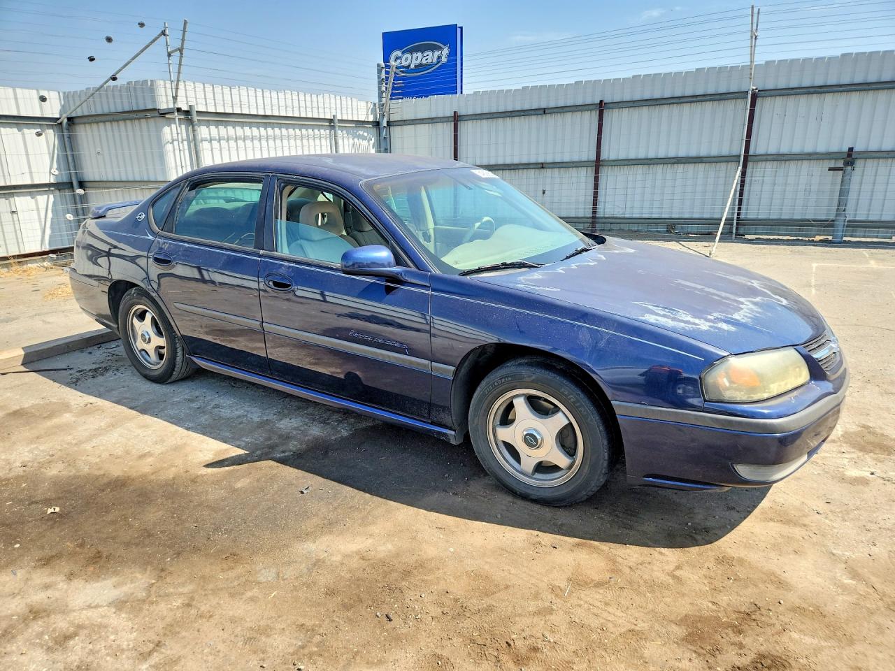 2002 Chevrolet Impala Ls Blue vin: 2G1WH55K729261069