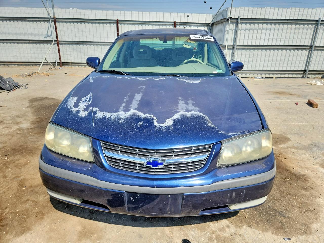 2002 Chevrolet Impala Ls Blue vin: 2G1WH55K729261069