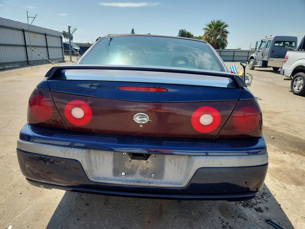 2002 Chevrolet Impala Ls Blue vin: 2G1WH55K729261069