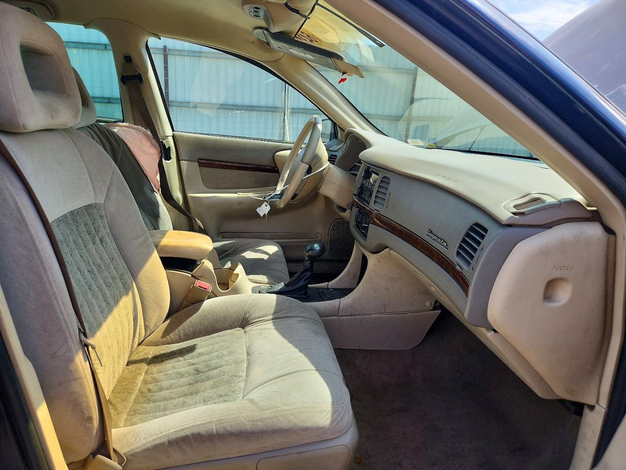 2002 Chevrolet Impala Ls Blue vin: 2G1WH55K729261069