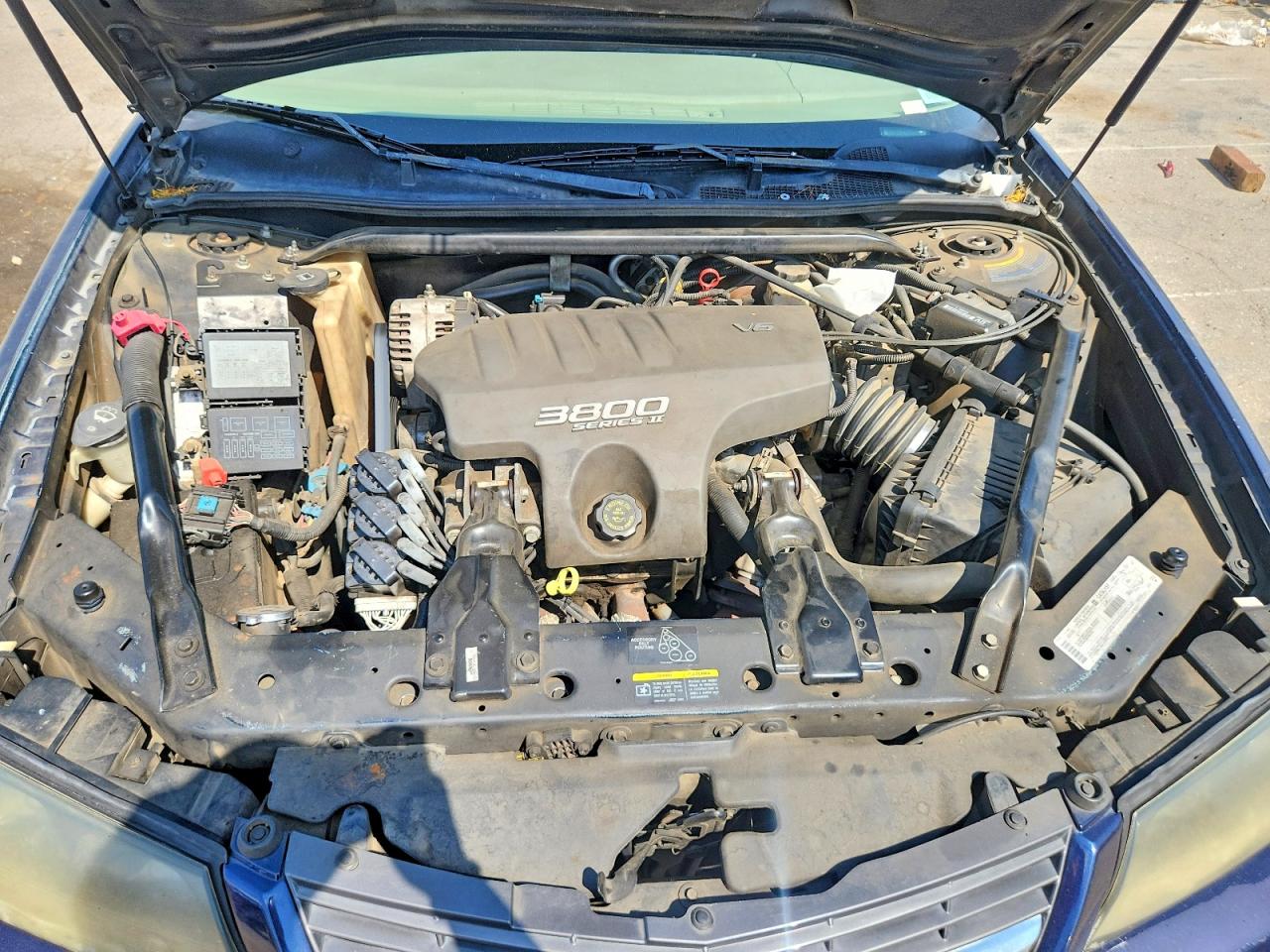 2002 Chevrolet Impala Ls Blue vin: 2G1WH55K729261069