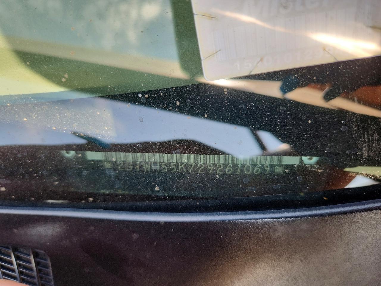 2002 Chevrolet Impala Ls Blue vin: 2G1WH55K729261069