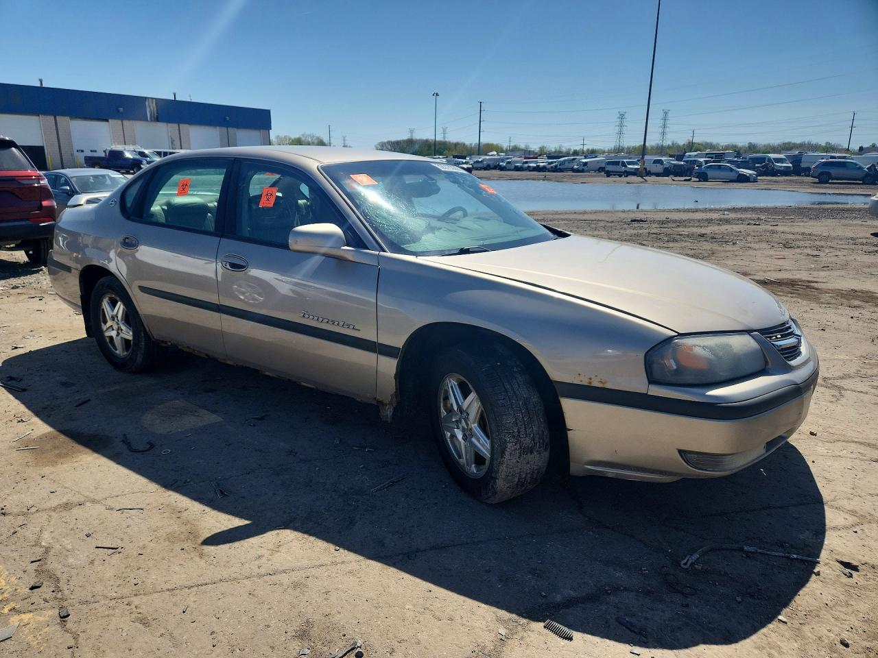 2002 Chevrolet Impala Ls Tan vin: 2G1WH55K729280561