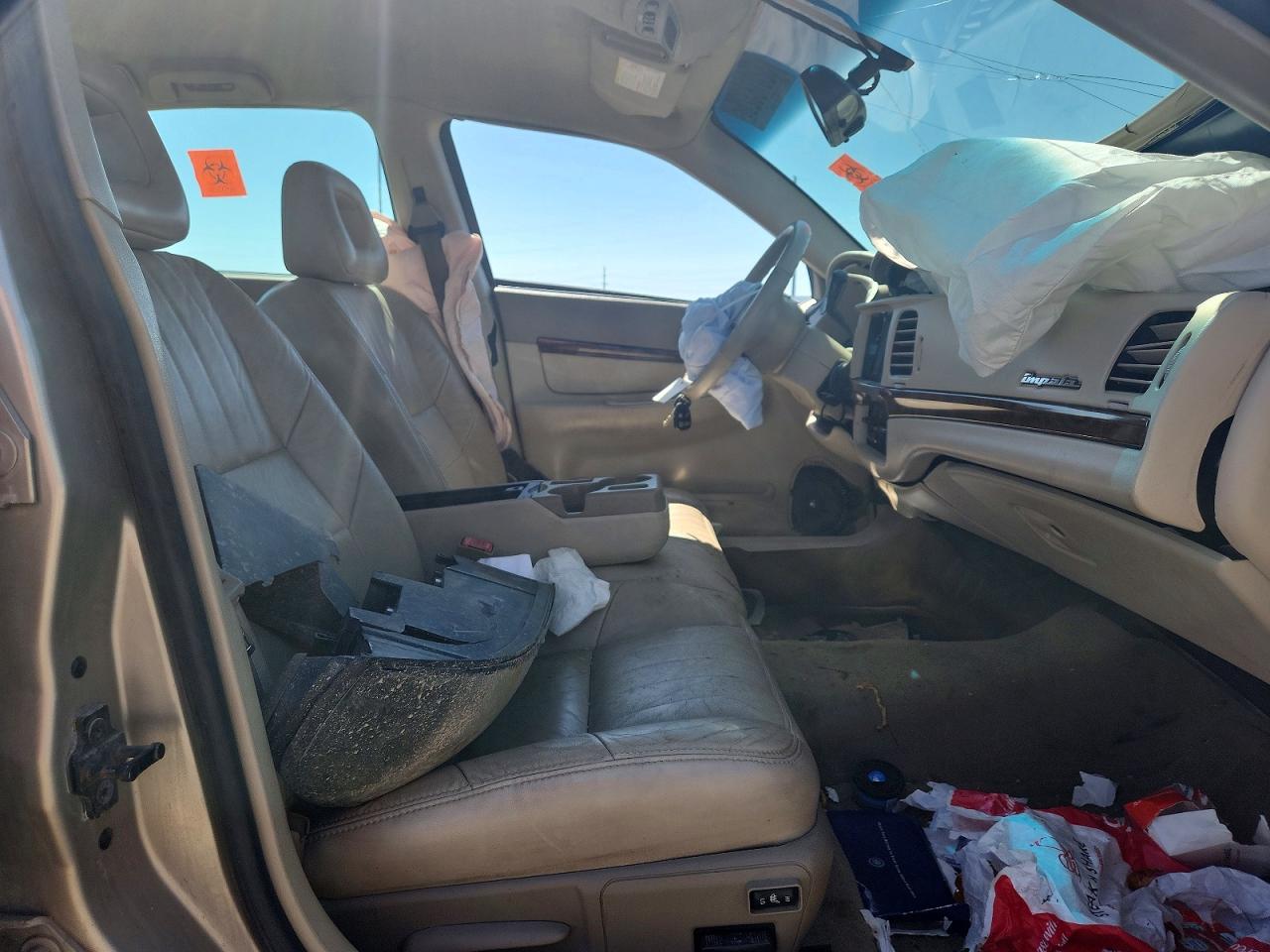 2002 Chevrolet Impala Ls Tan vin: 2G1WH55K729280561
