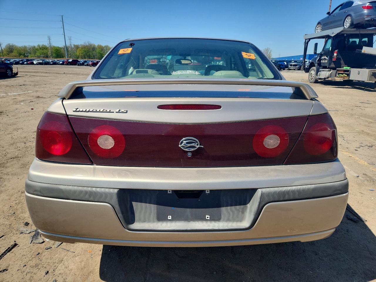 2002 Chevrolet Impala Ls Tan vin: 2G1WH55K729280561
