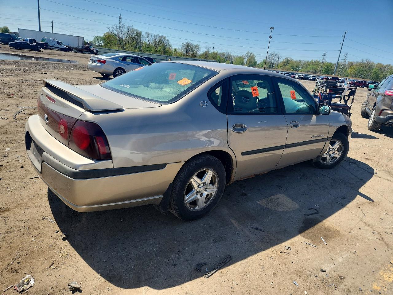 2002 Chevrolet Impala Ls Tan vin: 2G1WH55K729280561