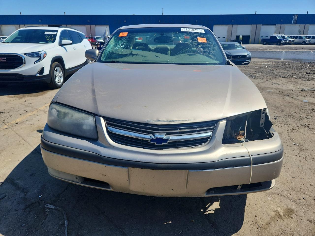 2002 Chevrolet Impala Ls Tan vin: 2G1WH55K729280561