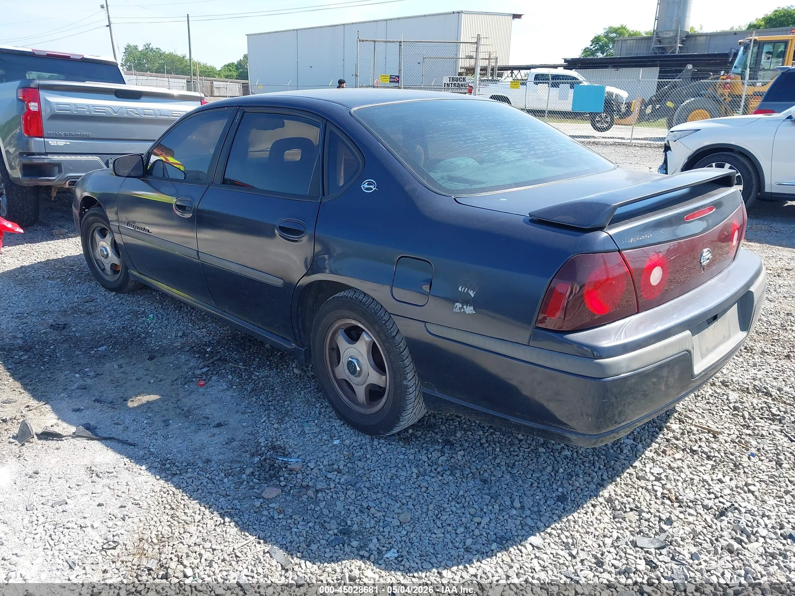 2002 Chevrolet Impala Ls Black vin: 2G1WH55K729318743