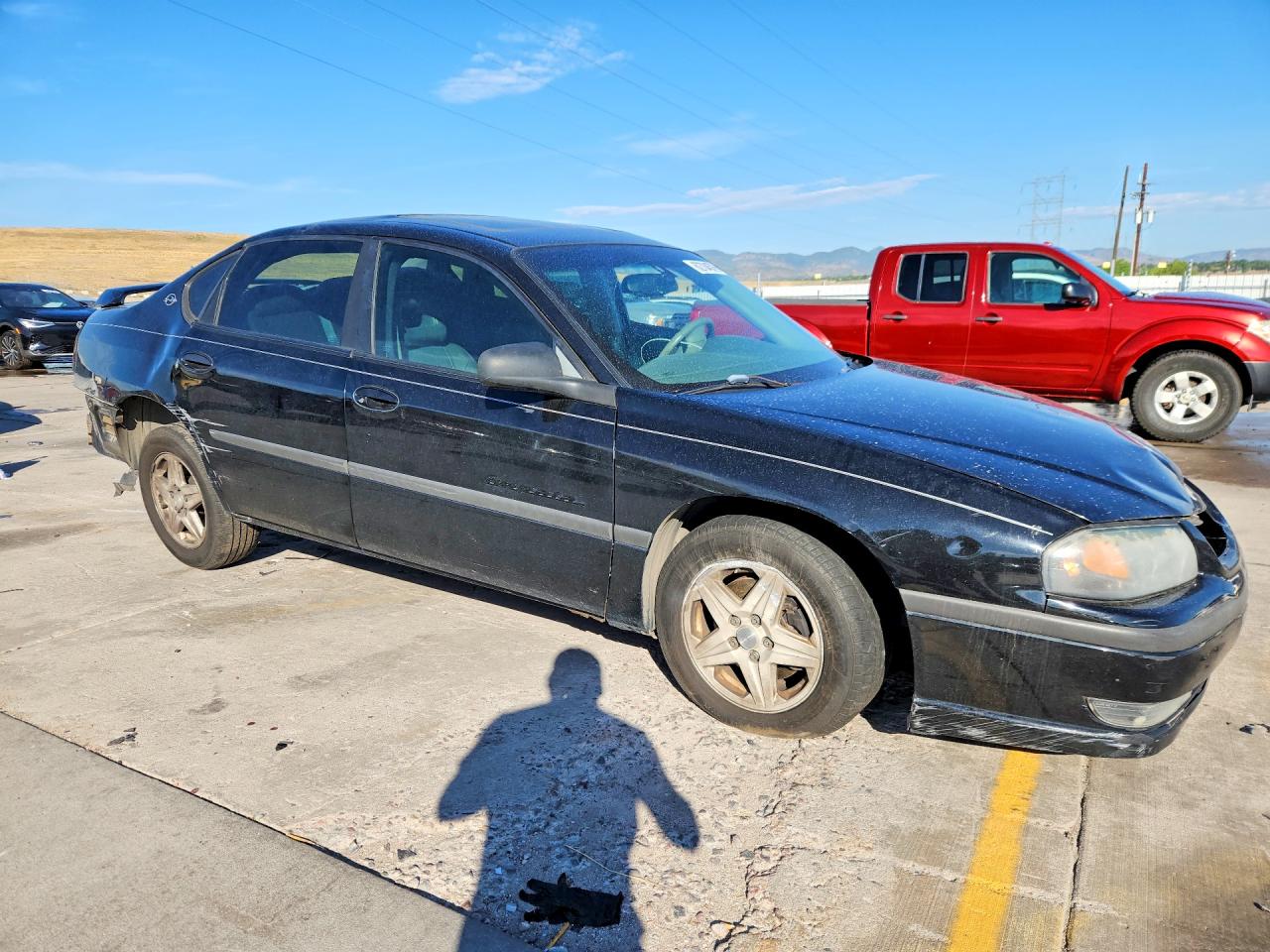 2002 Chevrolet Impala Ls Black vin: 2G1WH55K829367272