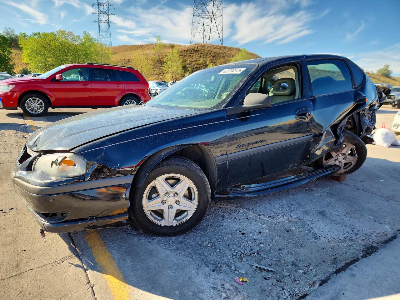 2002 Chevrolet Impala Ls Black vin: 2G1WH55K829367272
