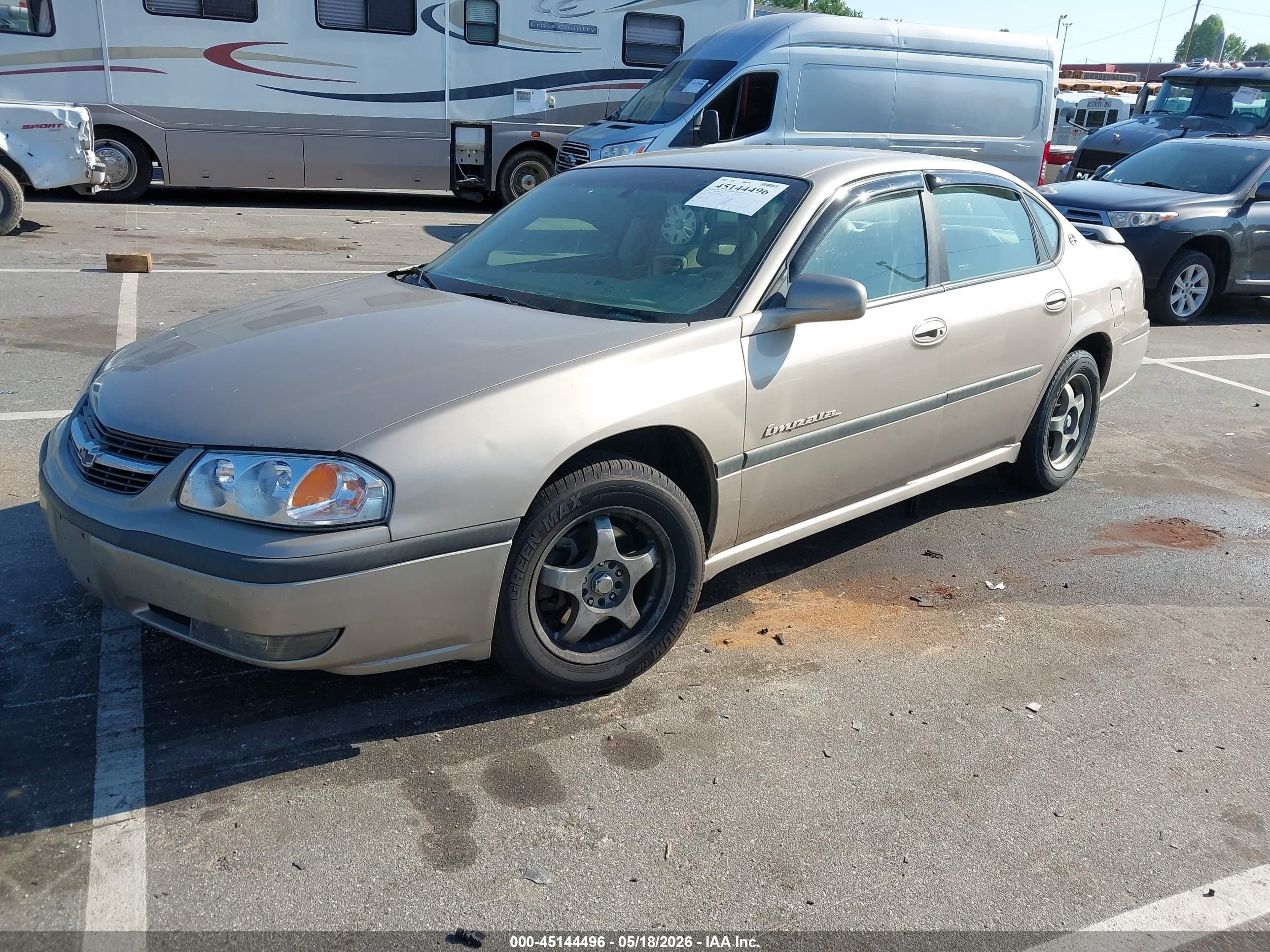 2003 Chevrolet Impala Ls Gold vin: 2G1WH55K839246761