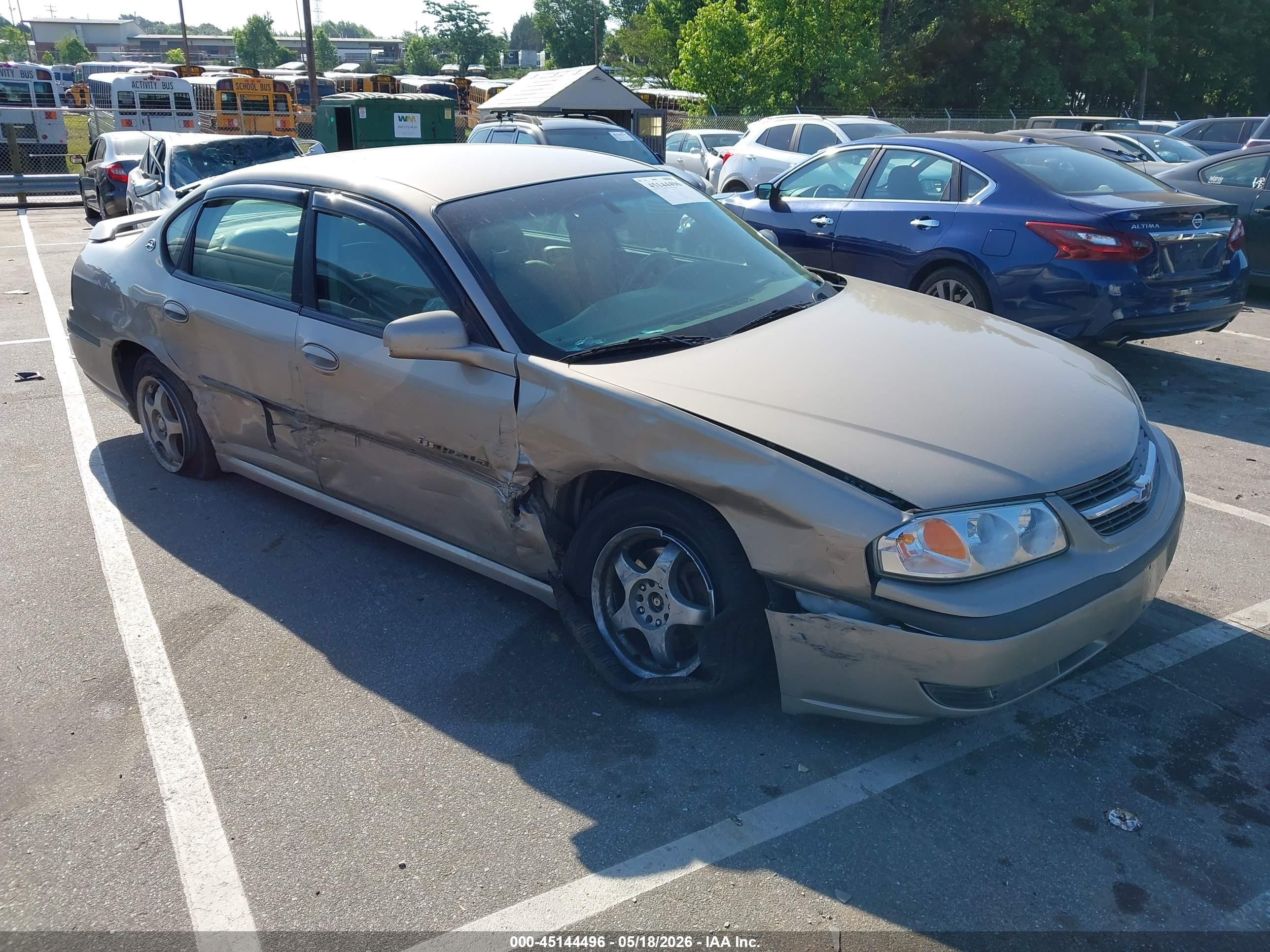 2003 Chevrolet Impala Ls Gold vin: 2G1WH55K839246761