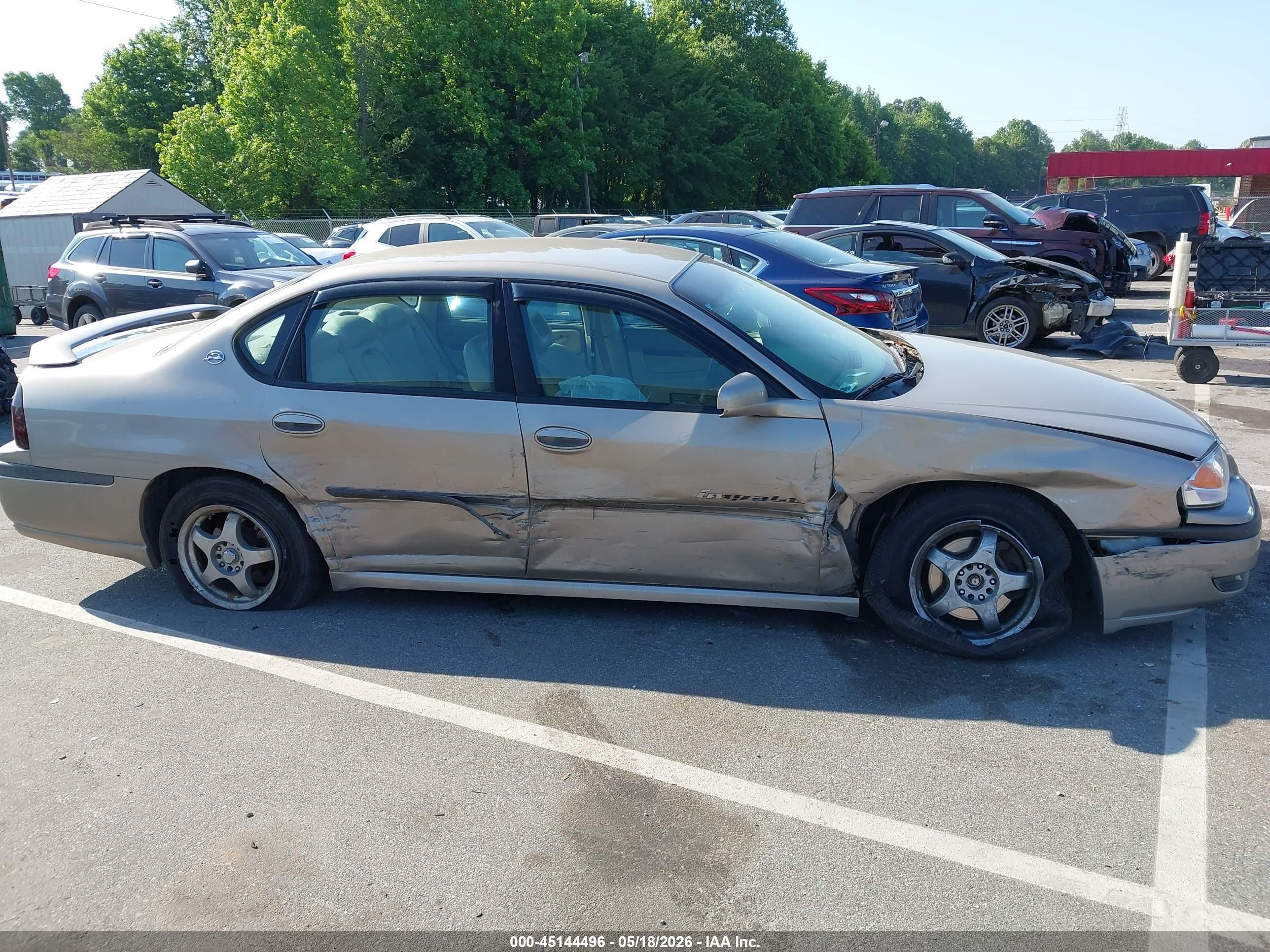 2003 Chevrolet Impala Ls Gold vin: 2G1WH55K839246761