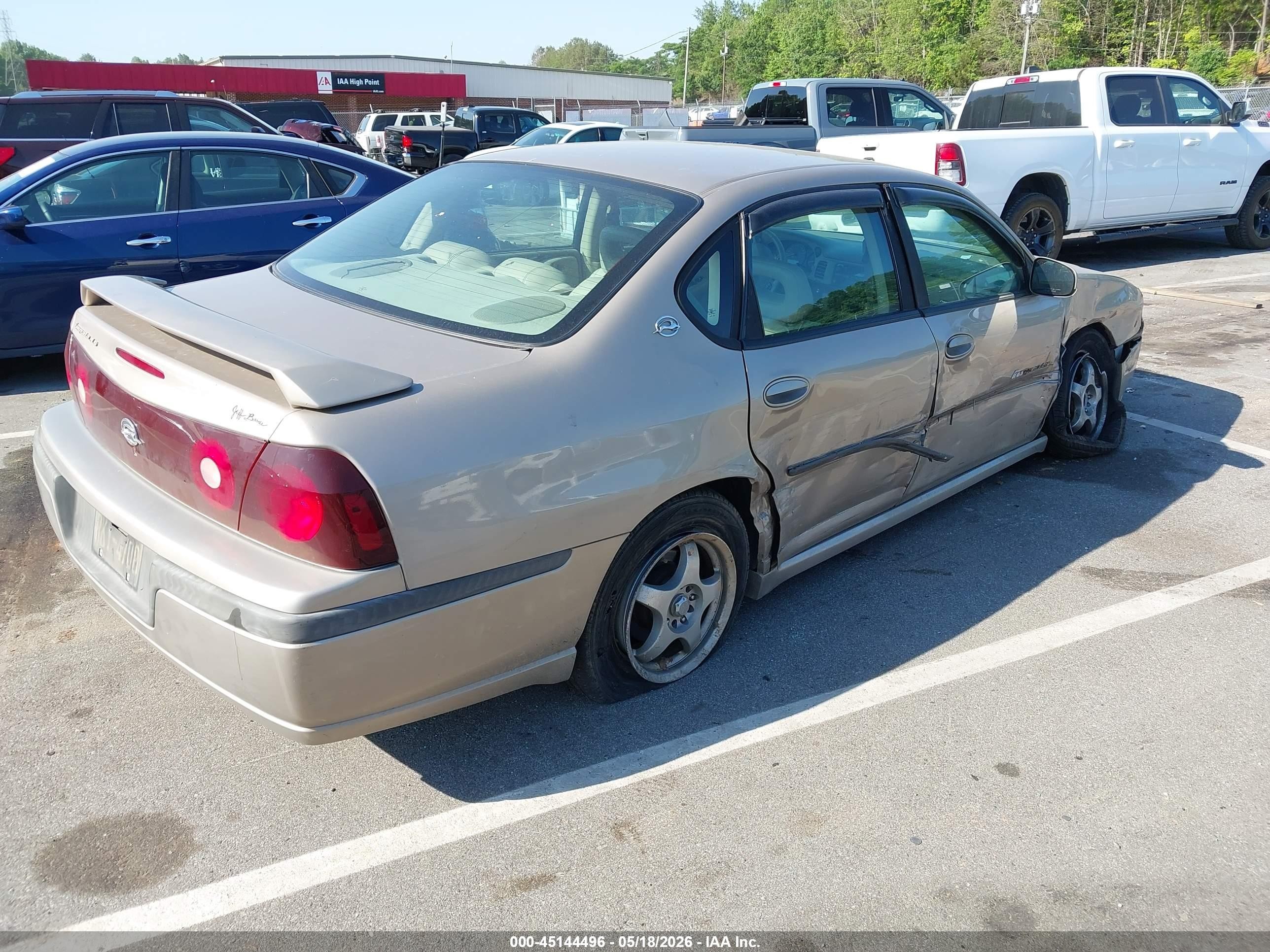 2003 Chevrolet Impala Ls Gold vin: 2G1WH55K839246761