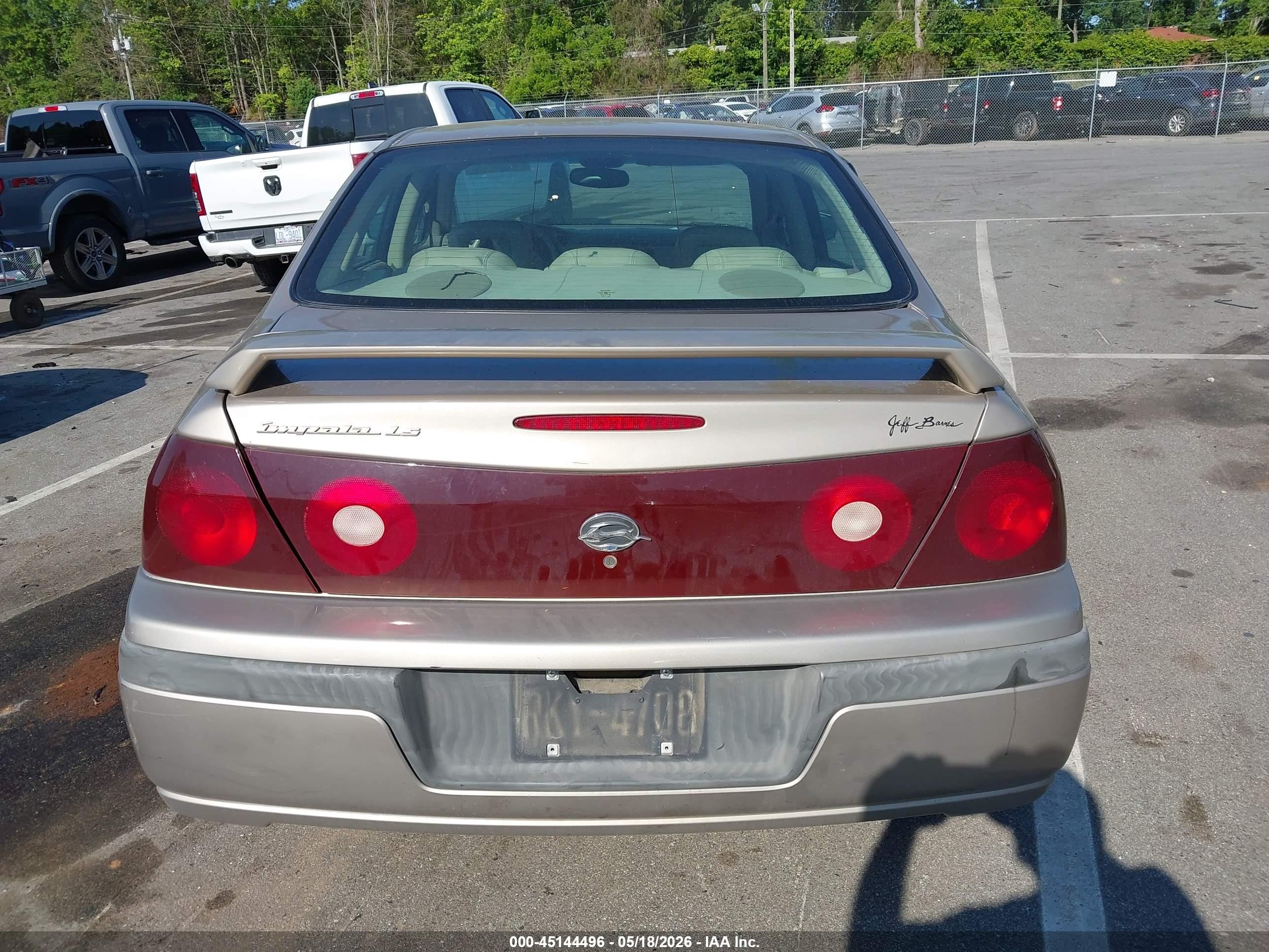 2003 Chevrolet Impala Ls Gold vin: 2G1WH55K839246761