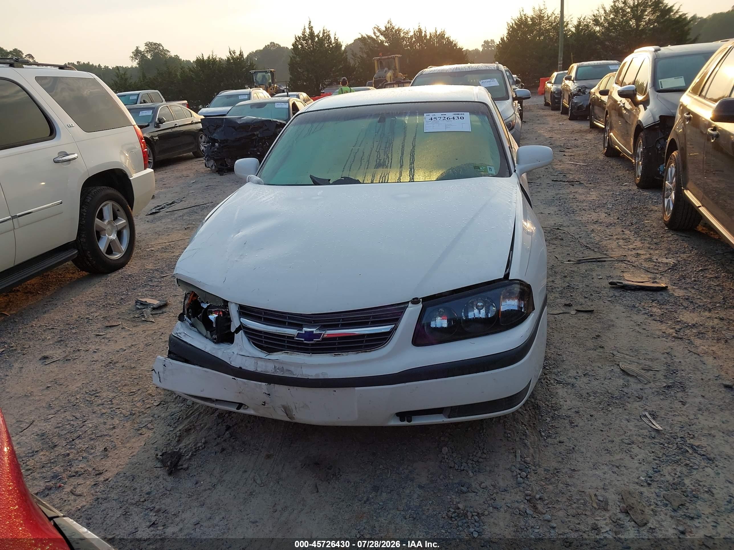 2002 Chevrolet Impala Ls White vin: 2G1WH55K929121590