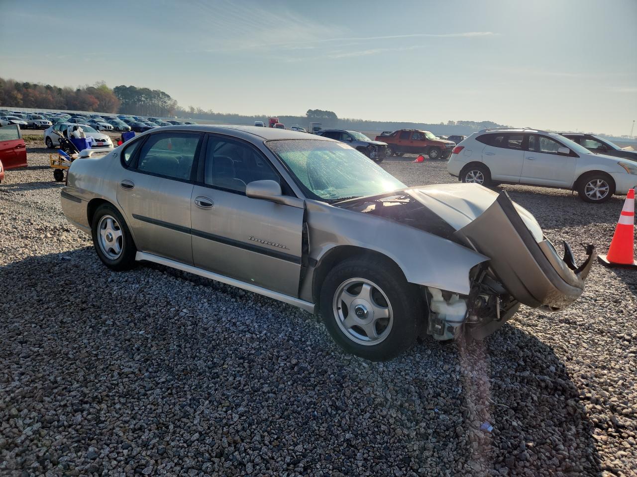 2002 Chevrolet Impala Ls Tan vin: 2G1WH55K929343062