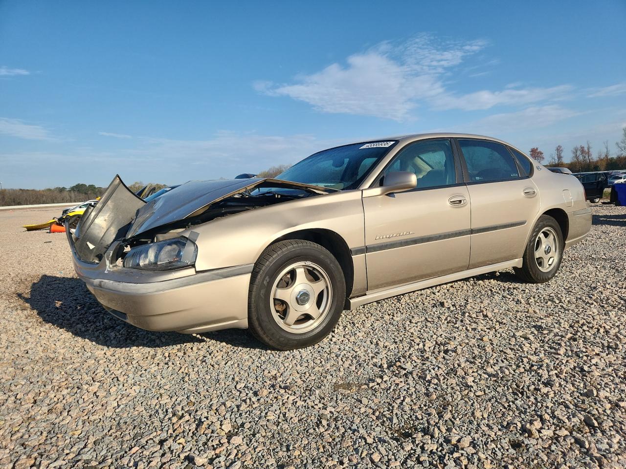 2002 Chevrolet Impala Ls Tan vin: 2G1WH55K929343062