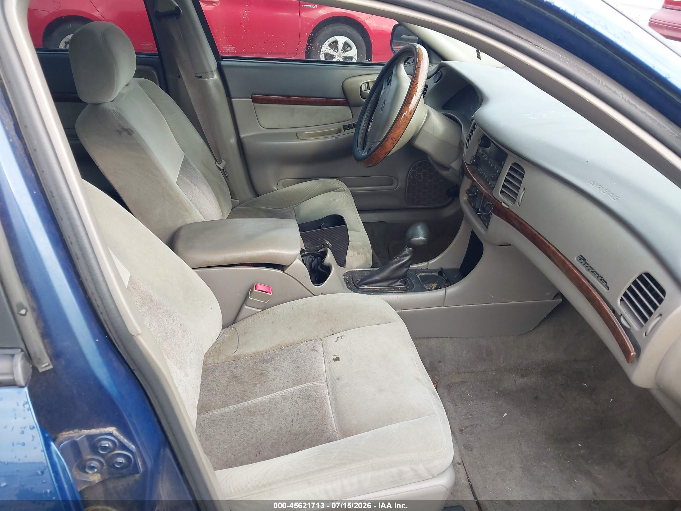 2004 Chevrolet Impala Ls Blue vin: 2G1WH55K949261769