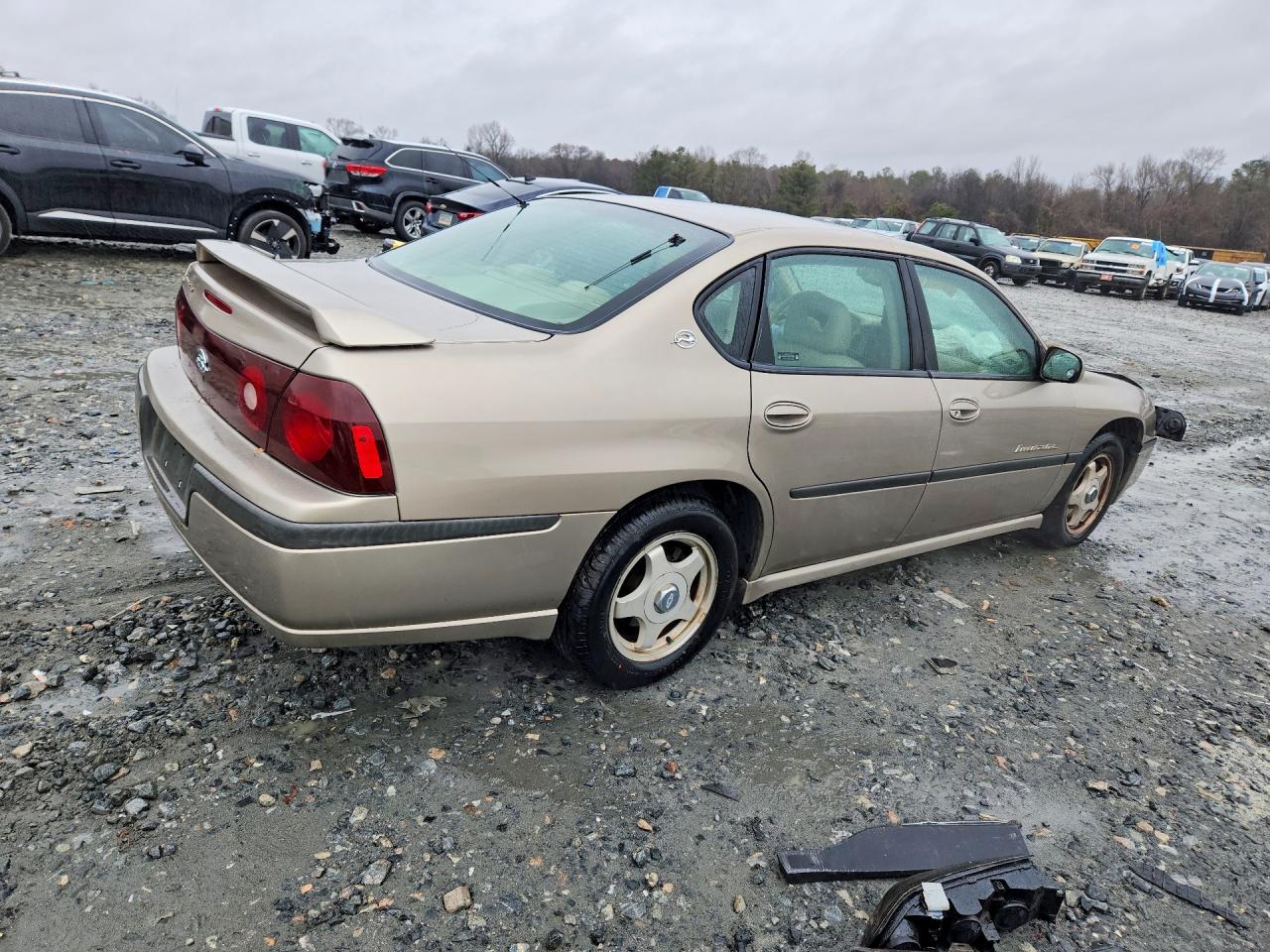 2002 Chevrolet Impala Ls Золотой vin: 2G1WH55KX29164822