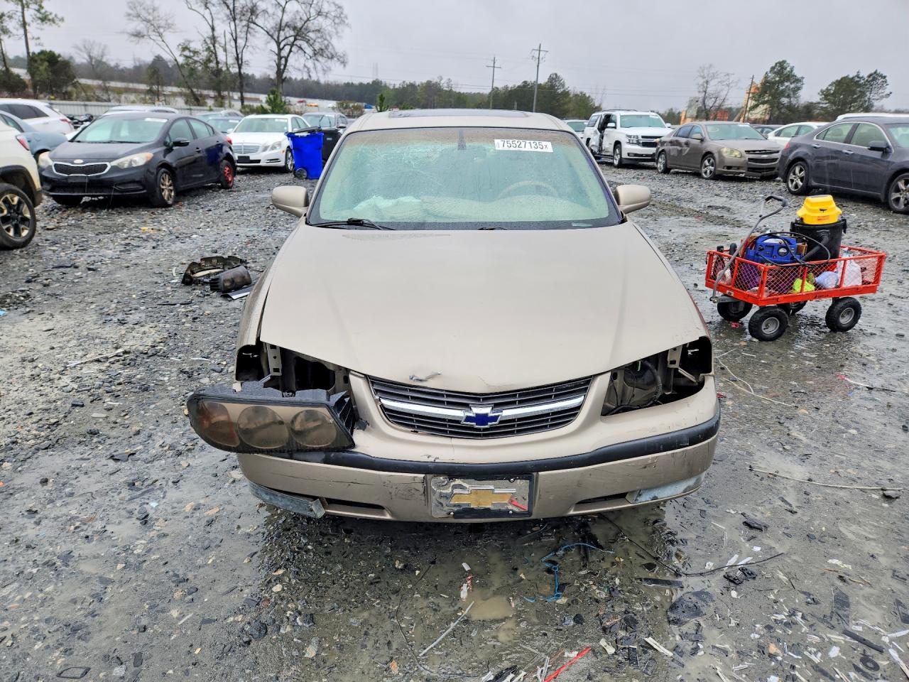 2002 Chevrolet Impala Ls Золотой vin: 2G1WH55KX29164822