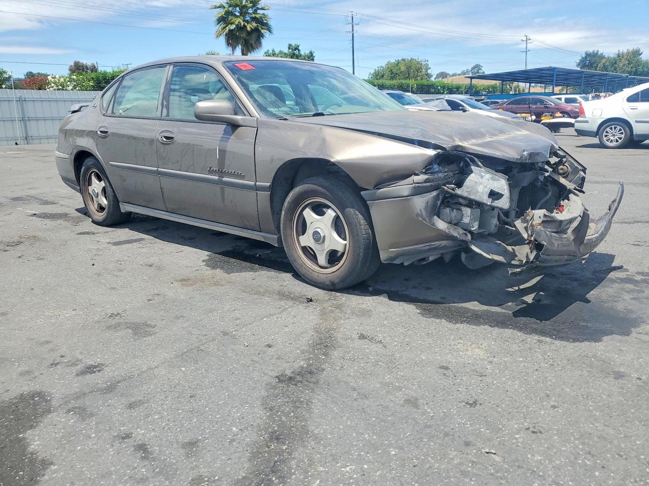2002 Chevrolet Impala Ls Brown vin: 2G1WH55KX29196248