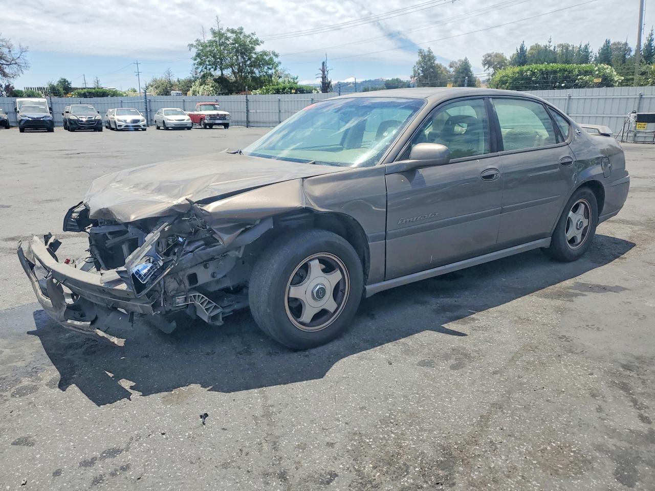 2002 Chevrolet Impala Ls Brown vin: 2G1WH55KX29196248