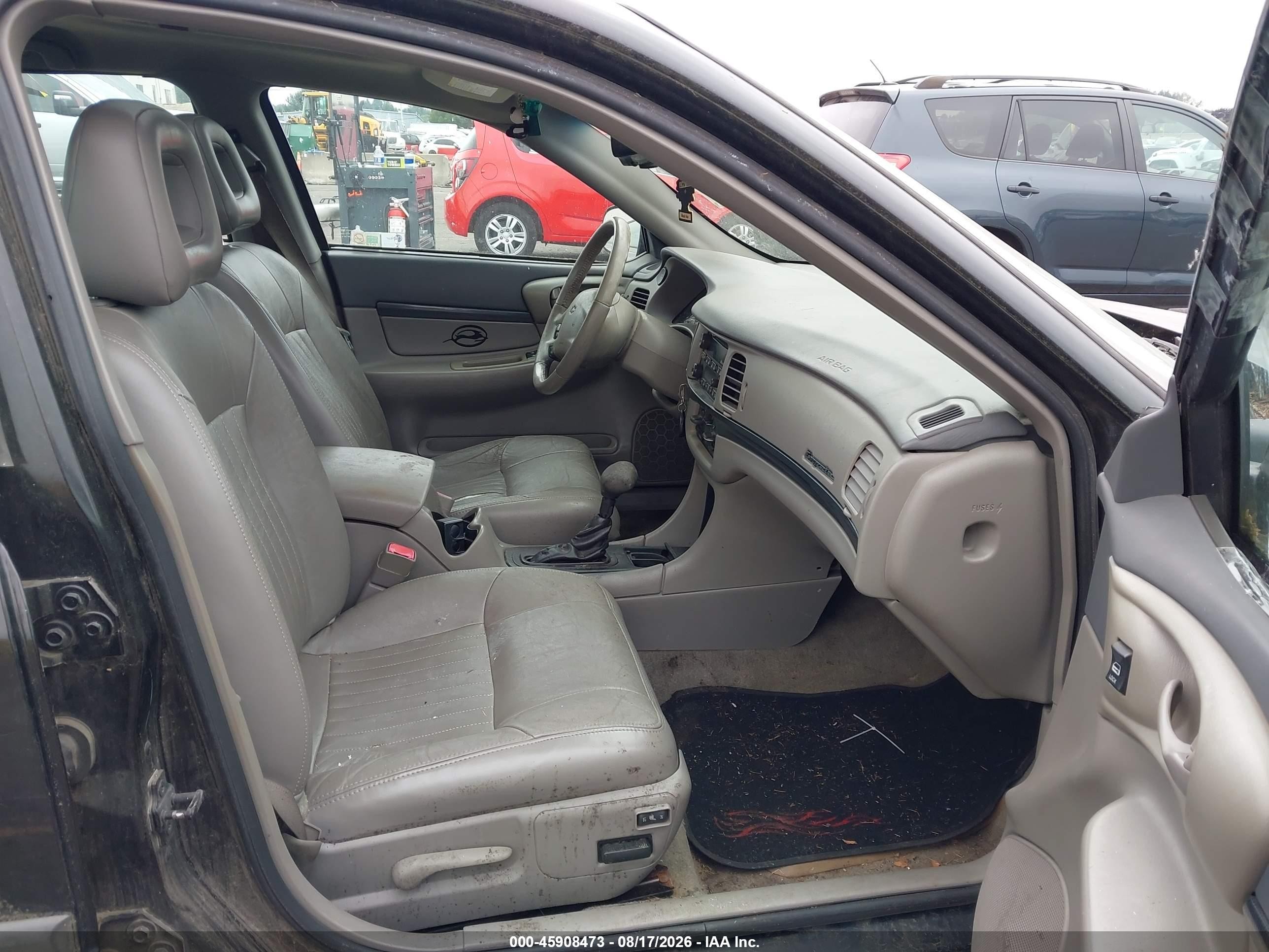 2003 Chevrolet Impala Ls Black vin: 2G1WH55KX39120661