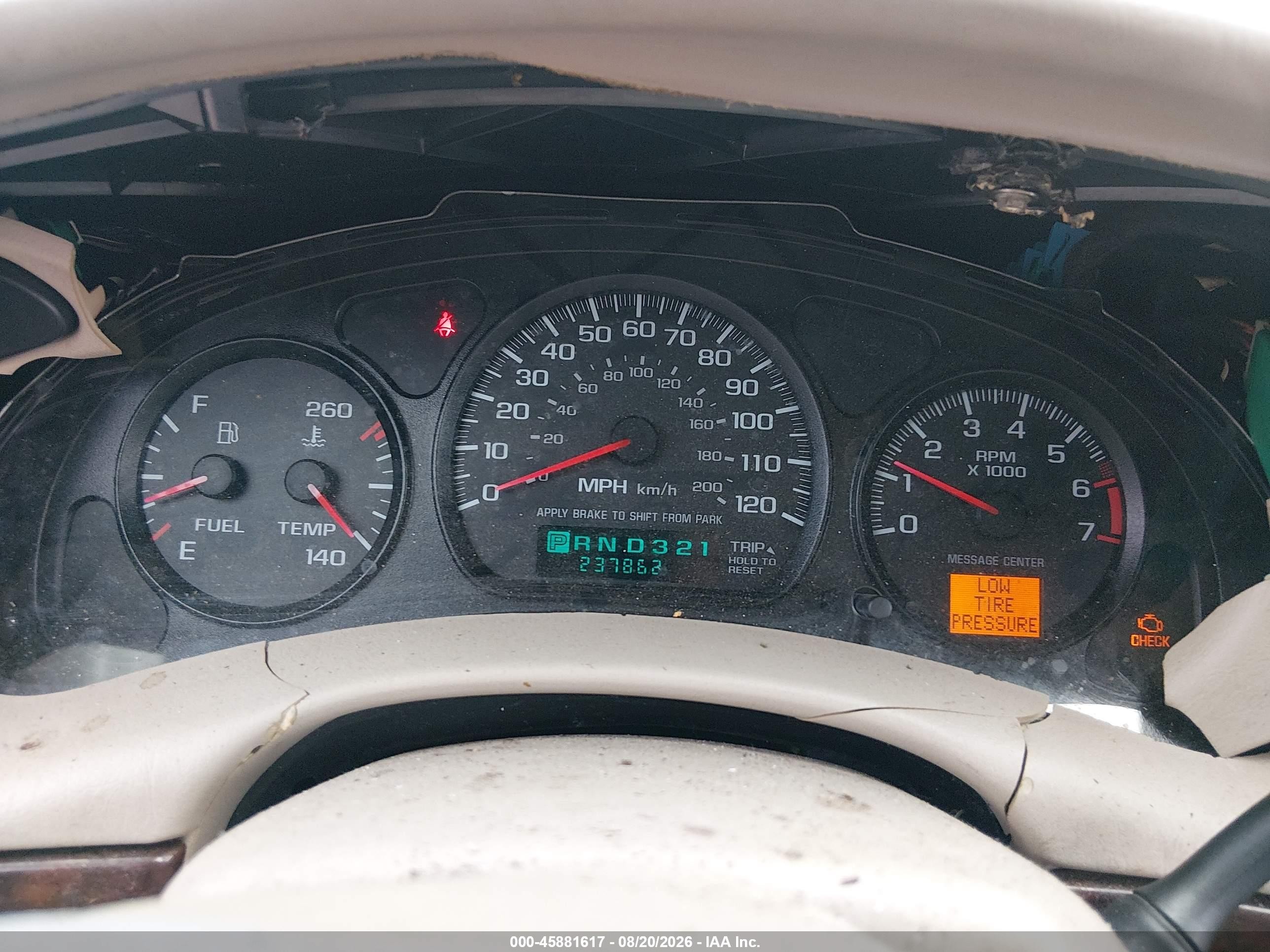 2005 Chevrolet Impala Ls Tan vin: 2G1WH55KX59227485