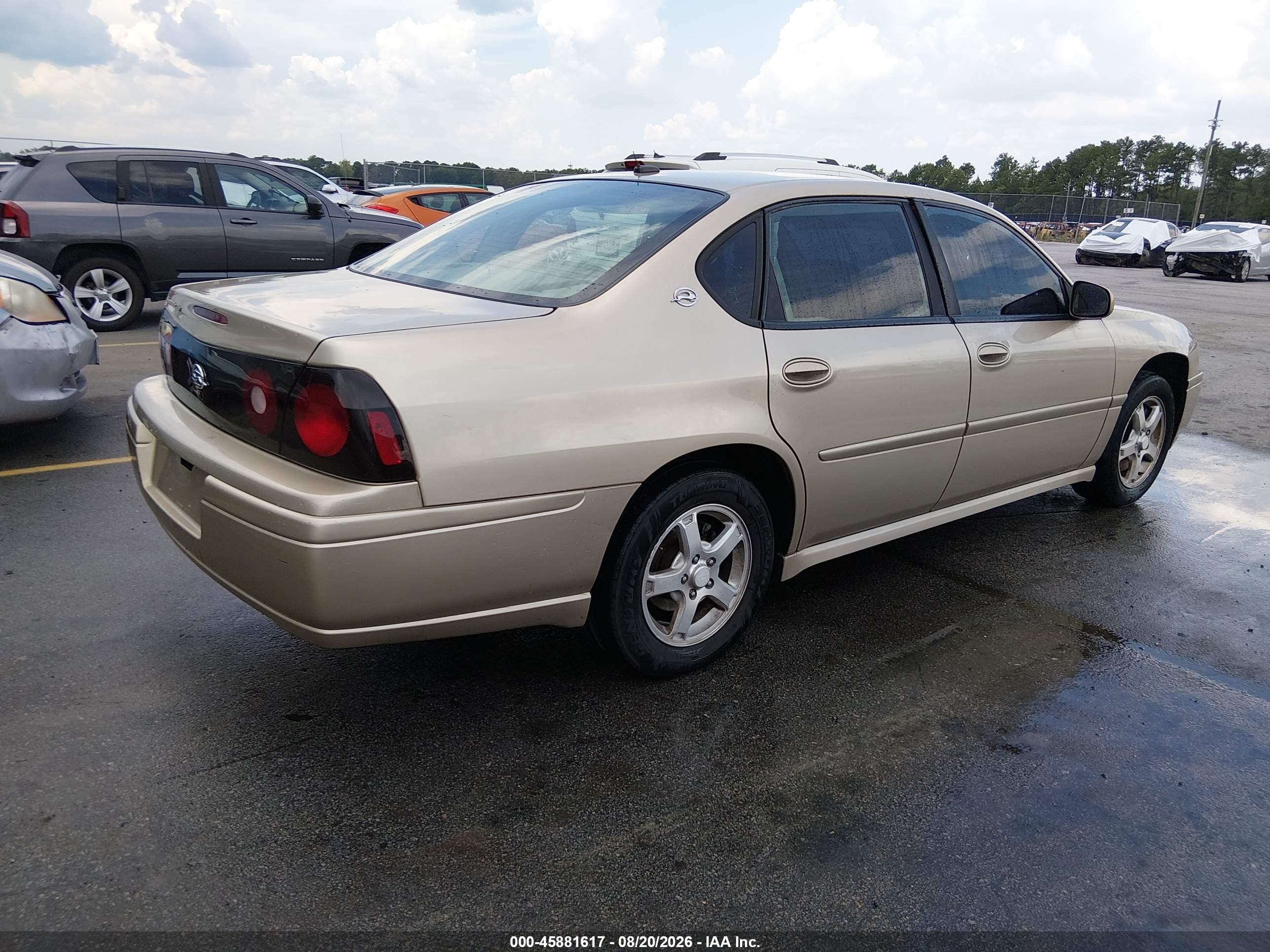 2005 Chevrolet Impala Ls Tan vin: 2G1WH55KX59227485