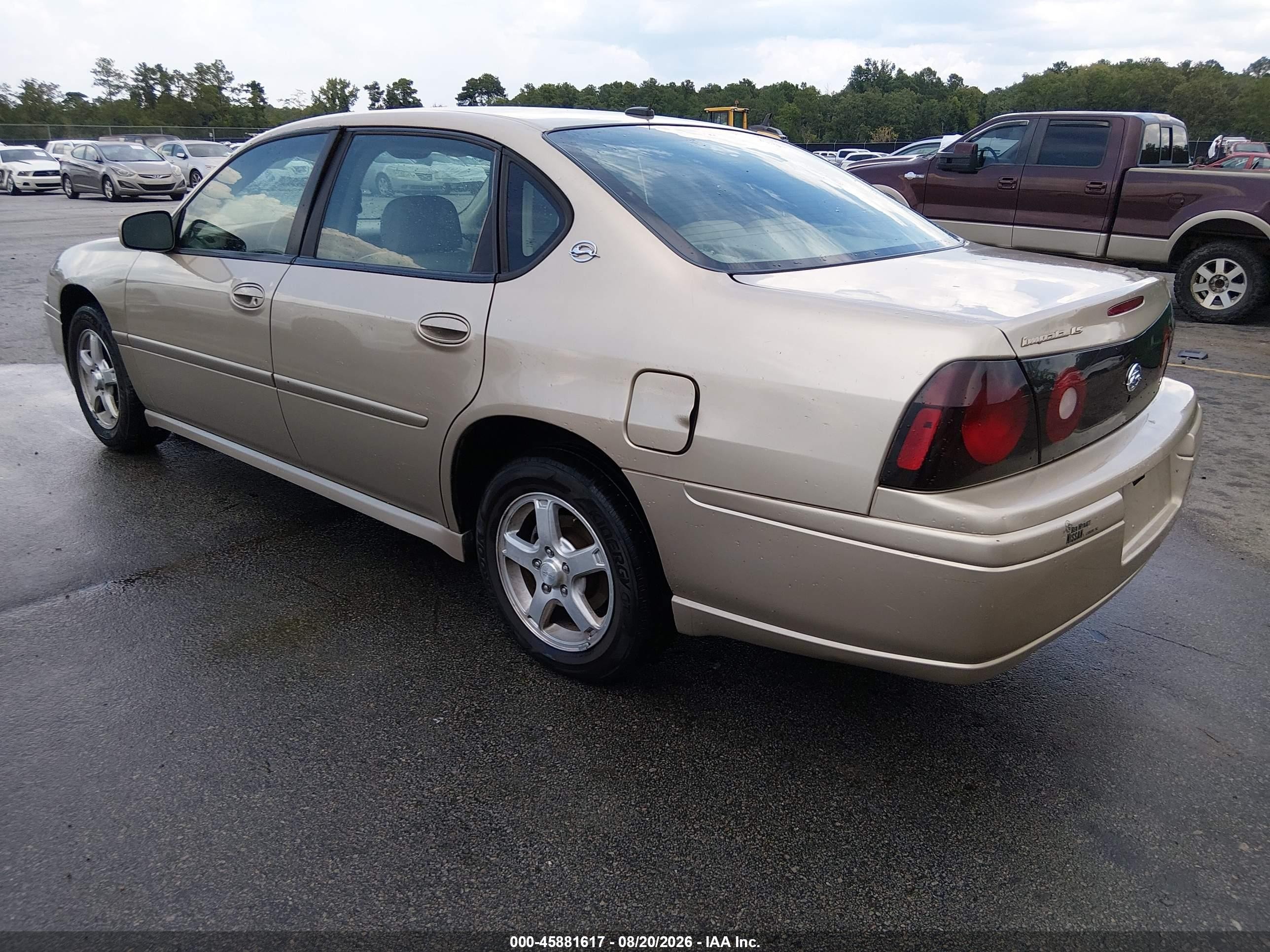 2005 Chevrolet Impala Ls Tan vin: 2G1WH55KX59227485