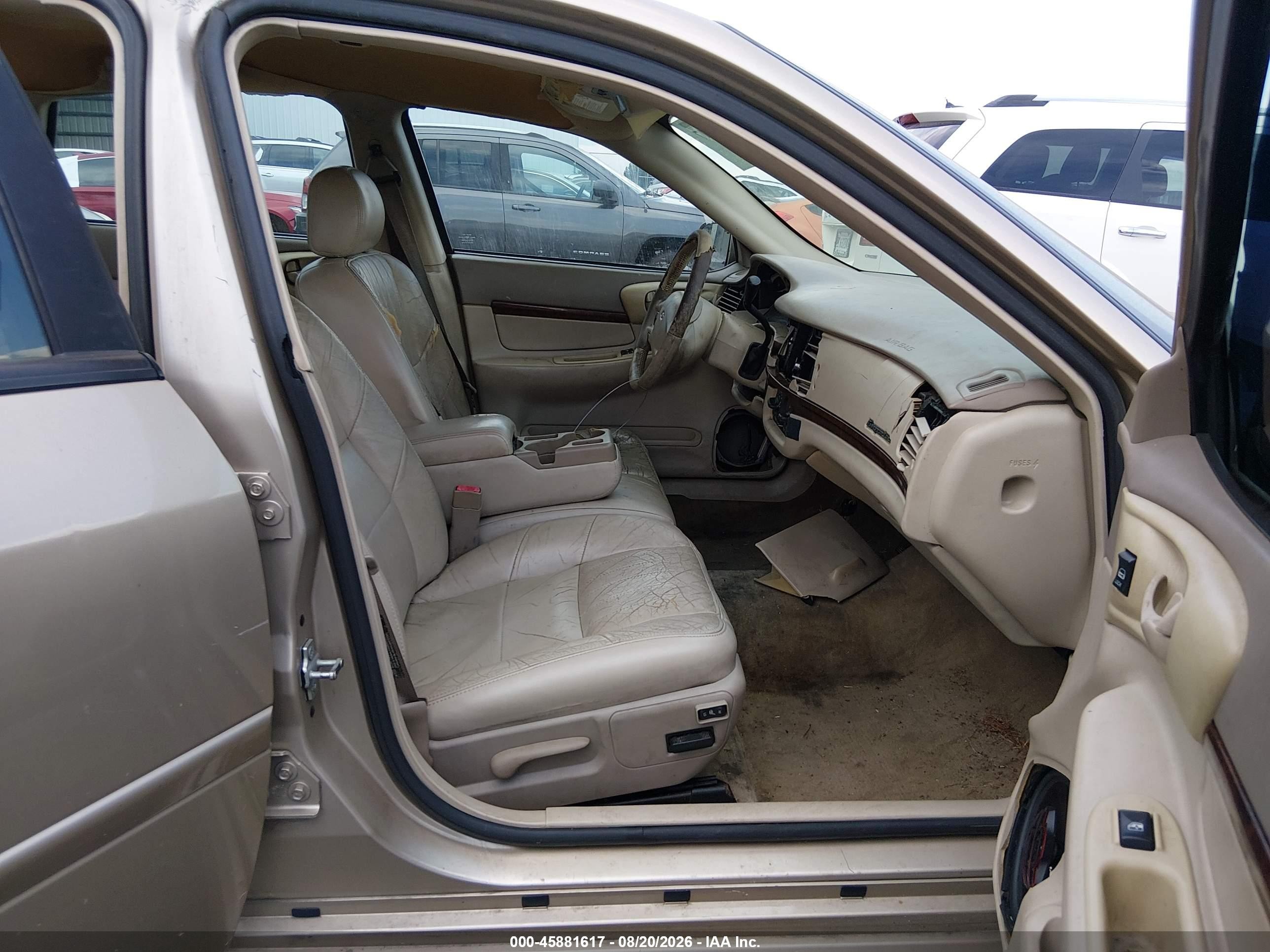 2005 Chevrolet Impala Ls Tan vin: 2G1WH55KX59227485