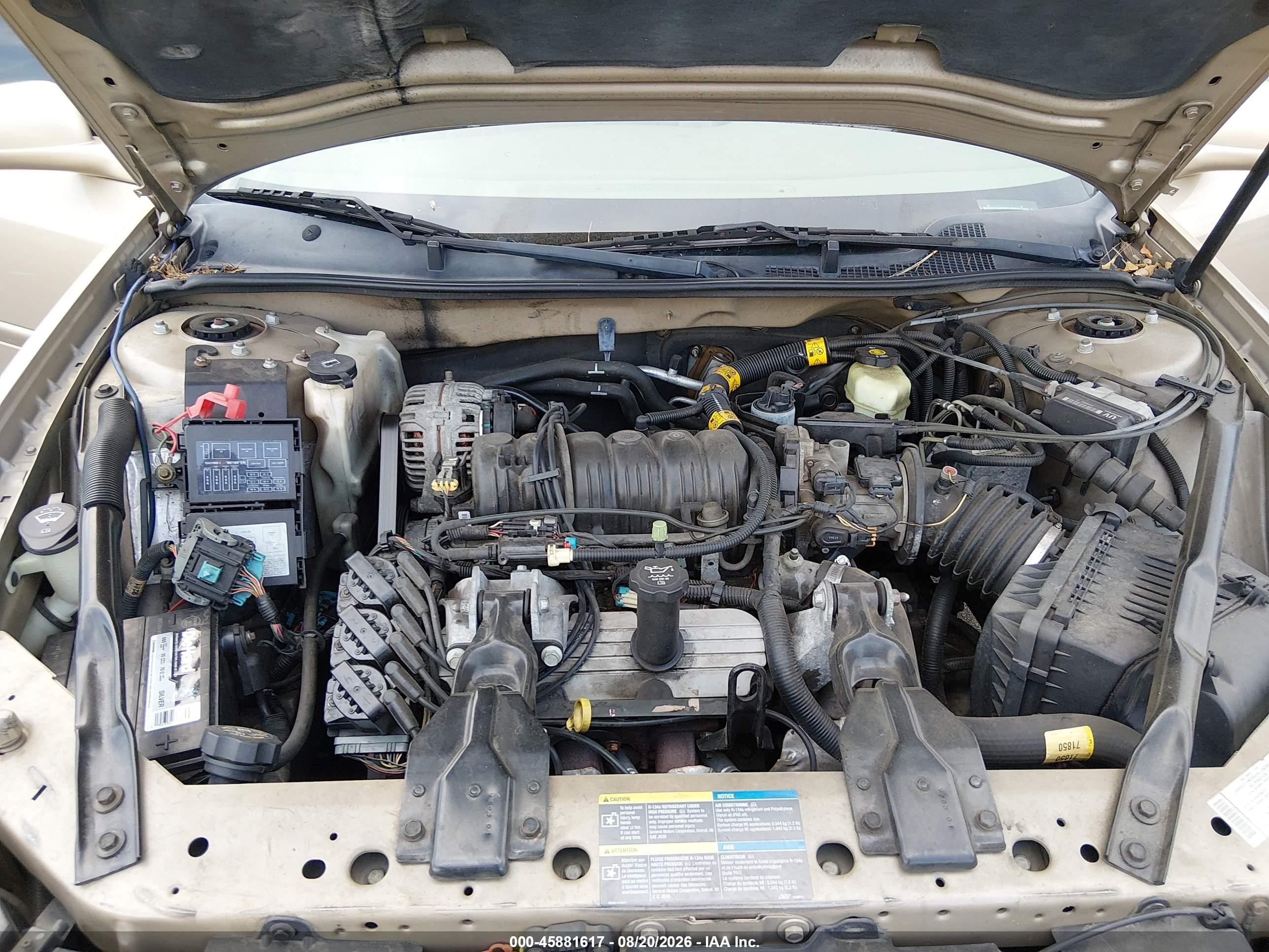 2005 Chevrolet Impala Ls Tan vin: 2G1WH55KX59227485