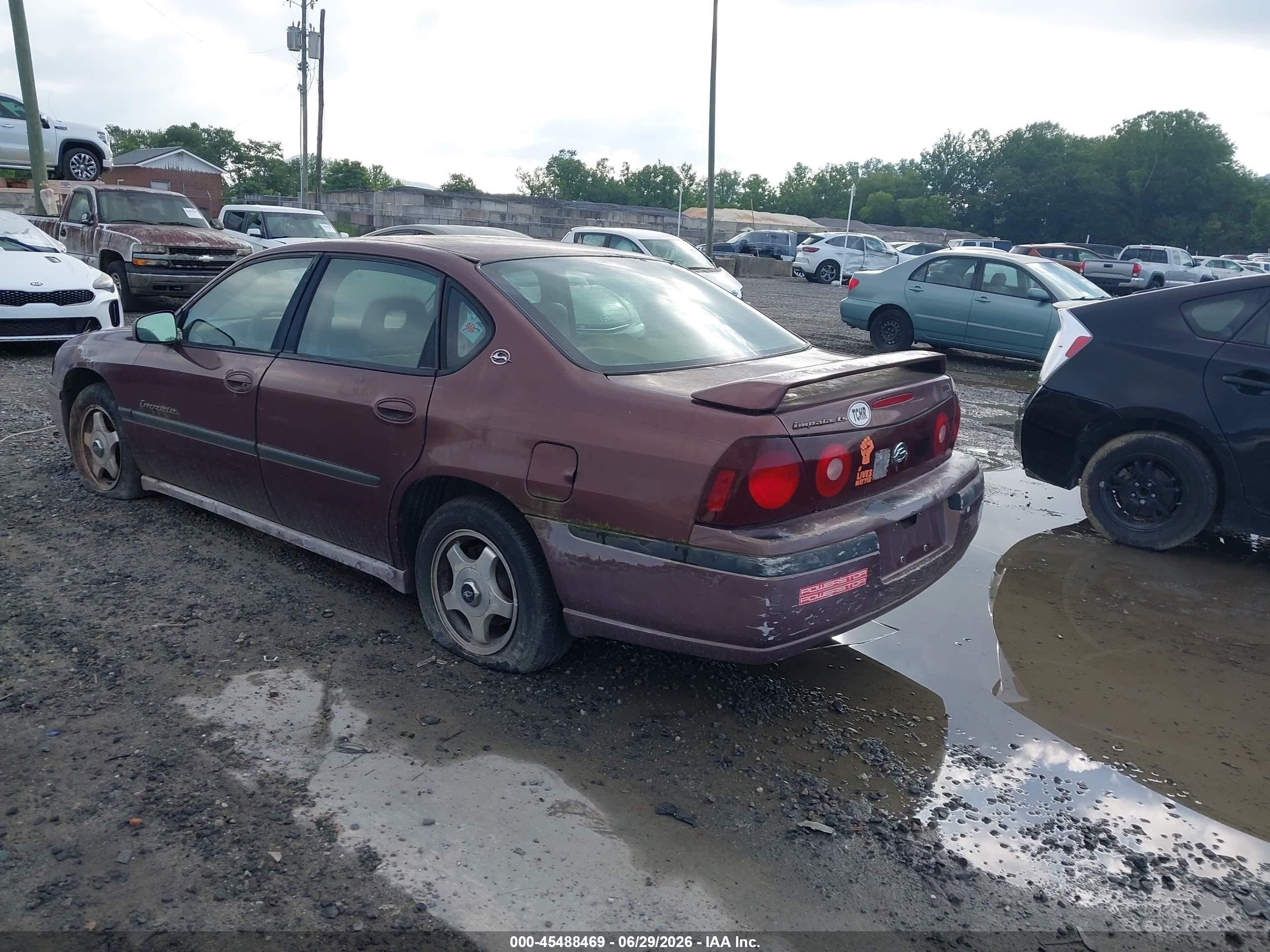 2000 Chevrolet Impala Ls Brown vin: 2G1WH55KXY9369128