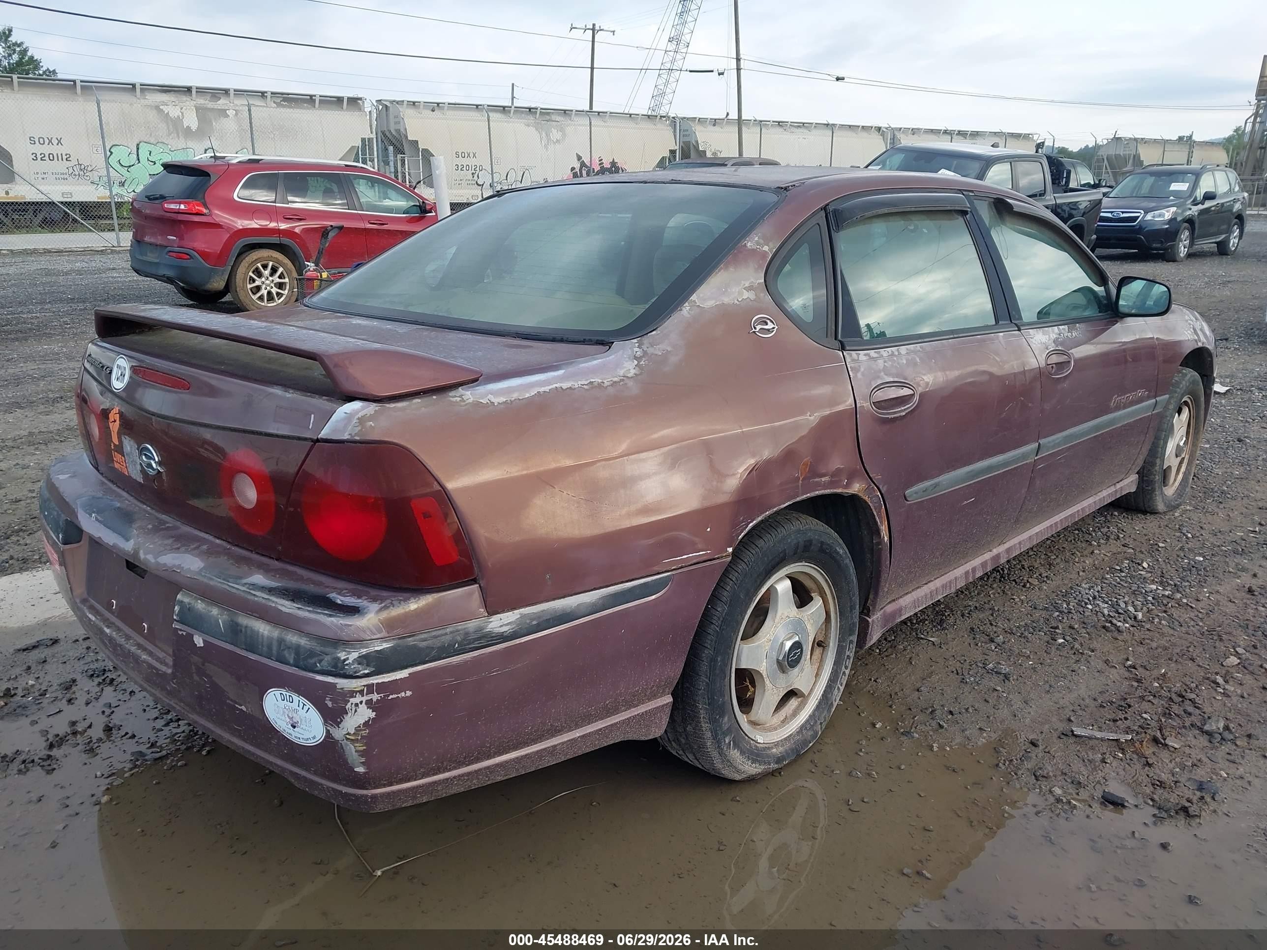 2000 Chevrolet Impala Ls Brown vin: 2G1WH55KXY9369128