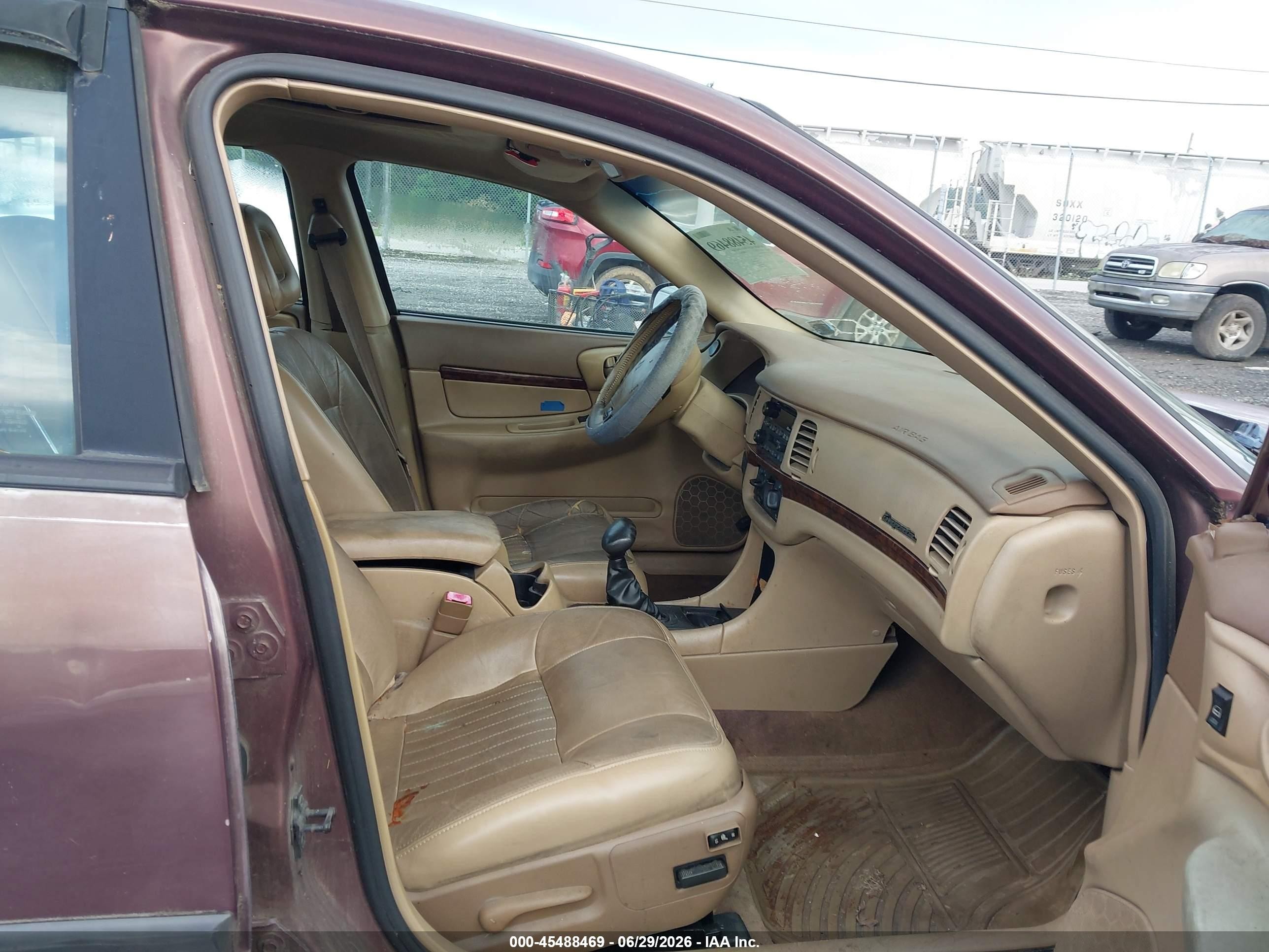 2000 Chevrolet Impala Ls Brown vin: 2G1WH55KXY9369128